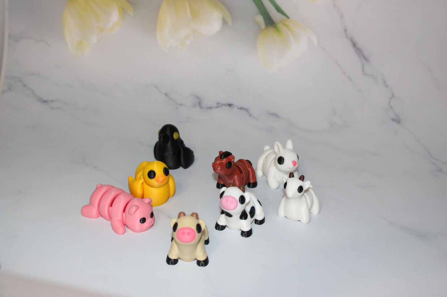 Mini Pocket Pets-0.8-1.5 inches. 3D Printed Mini Fidget Figurines. Great for Birthday Parties!