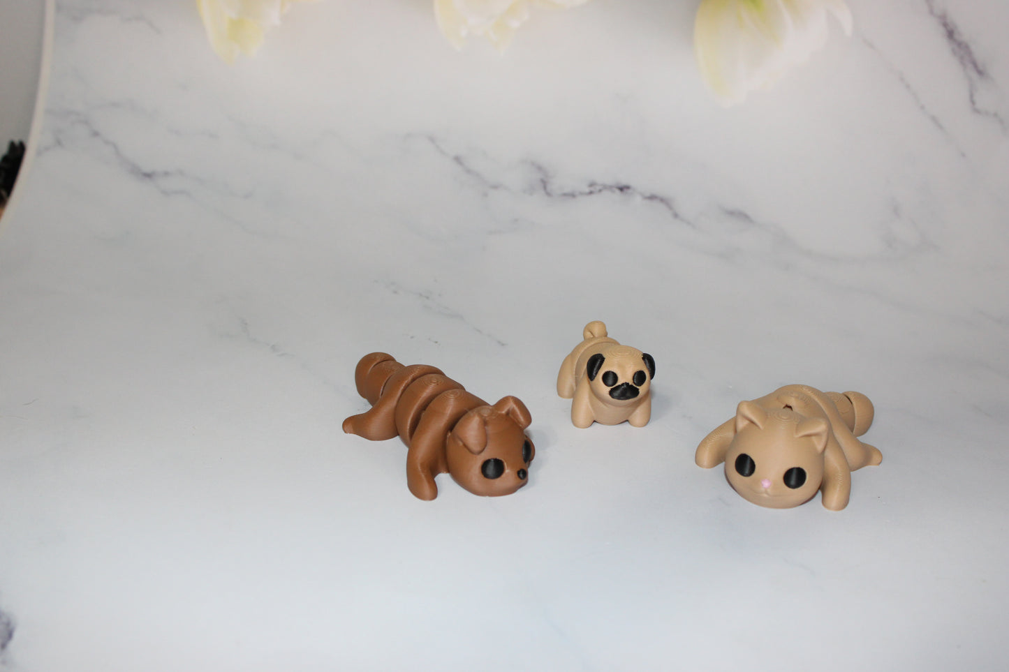 Mini Pocket Pets-0.8-1.5 inches. 3D Printed Mini Fidget Figurines. Great for Birthday Parties!