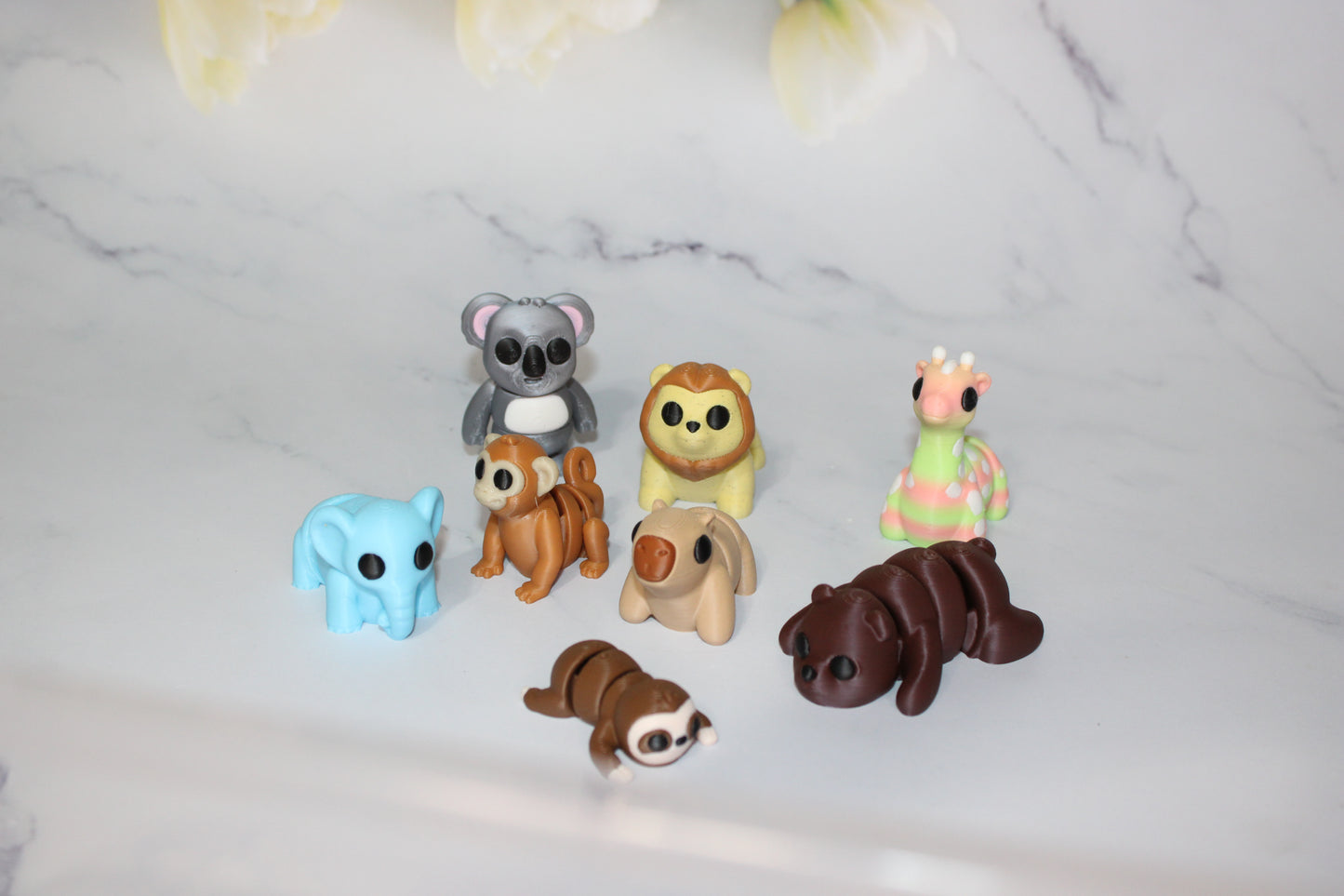 Mini Pocket Pets-0.8-1.5 inches. 3D Printed Mini Fidget Figurines. Great for Birthday Parties!