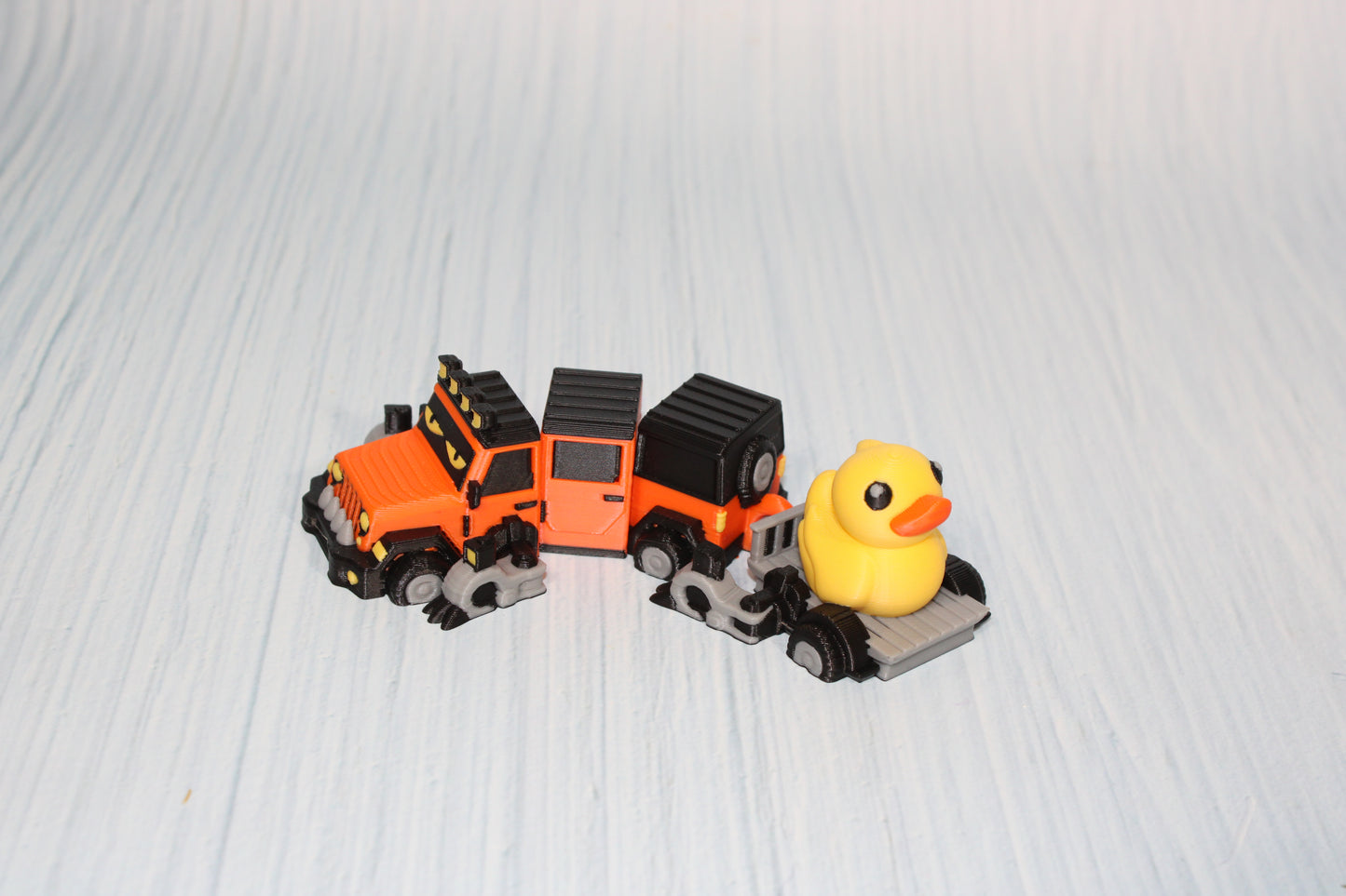 Truck Duck Dragon 3D Printed Articulated Figurine - Wonderland 3D Printing