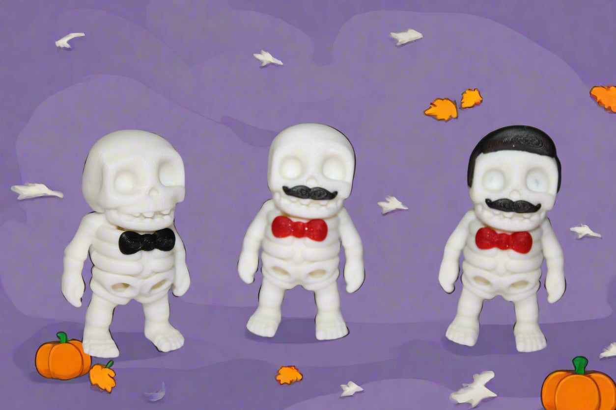 Mr. Skeleton 3D Printed Articulated Fidget Toys-Variety to Choose From!