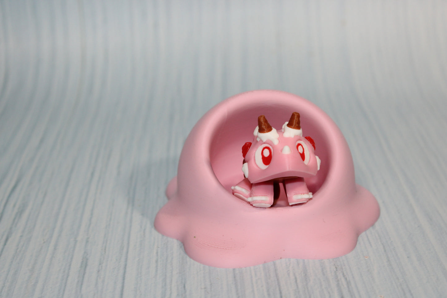 Ice-cream Triceratops 3d printed - Wonderland 3D Printing