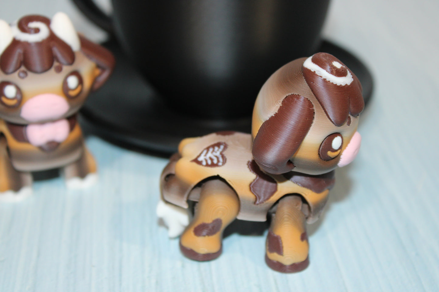 Latte Cows with Coffee Cup - Wonderland 3D Printing