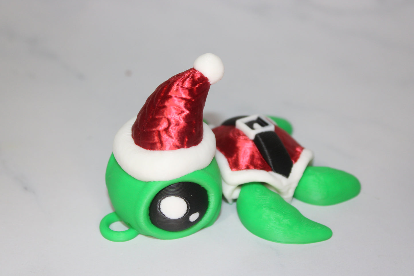 Christmas Turtles Articulated 3d Printed Figurine - Wonderland 3D Printing