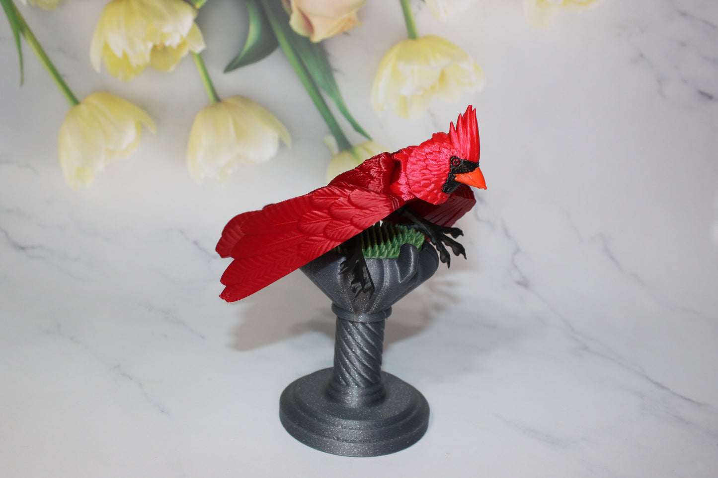 Cardinal 3D Printed Articulated Flexi Fidget Figurine