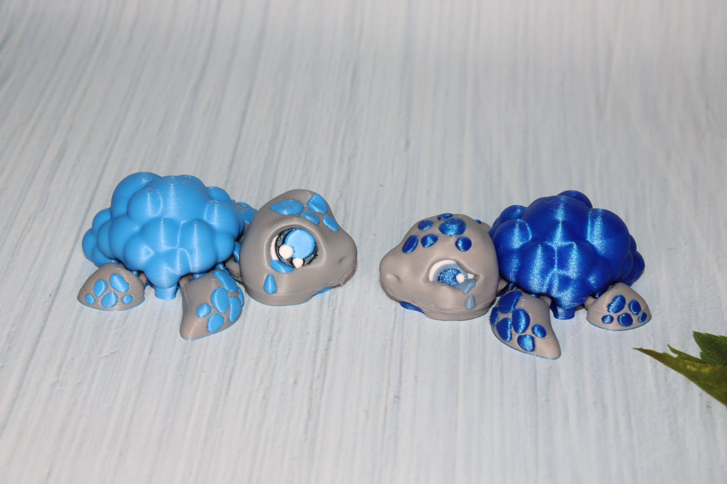 Emotional Turtles Articulated 3d Printed Figurine - Wonderland 3D Printing