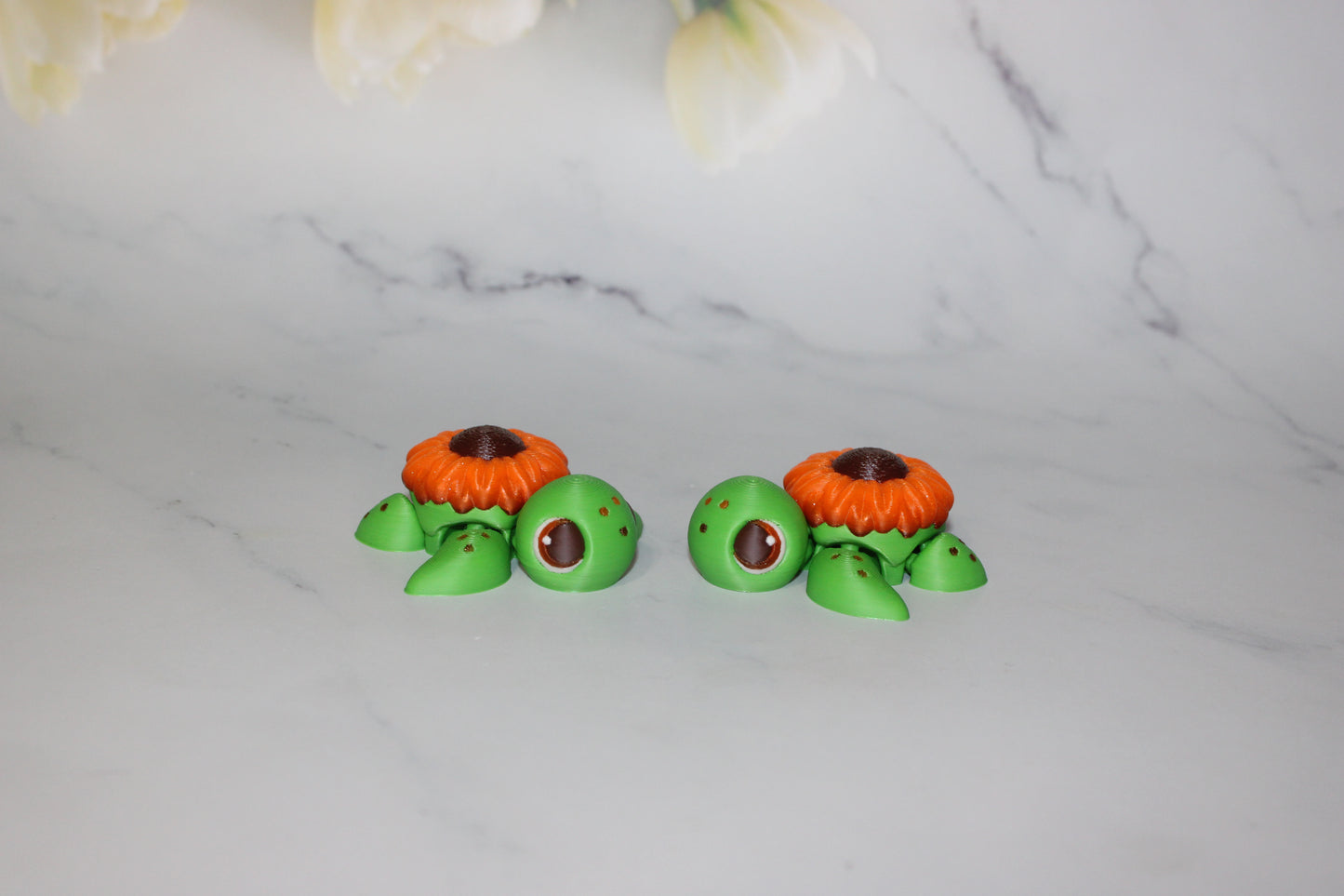 State Flower Turtles or Flower Turtles 3.5 inches Long Multiple Varieties to choose from-Articulated 3d Printed Figurine - Wonderland 3D Printing