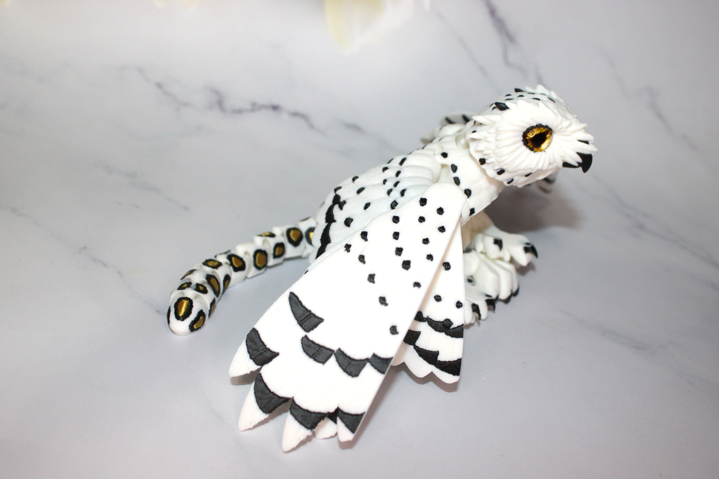 Gryphon 9 inches x10.5 in wingspan-3D Printed Articulated Flexi Fidget Figurine - Wonderland 3D Printing