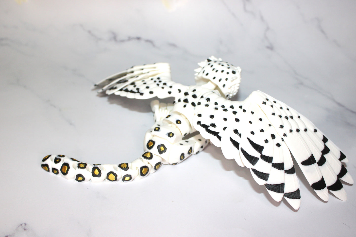 Gryphon 9 inches x10.5 in wingspan-3D Printed Articulated Flexi Fidget Figurine - Wonderland 3D Printing