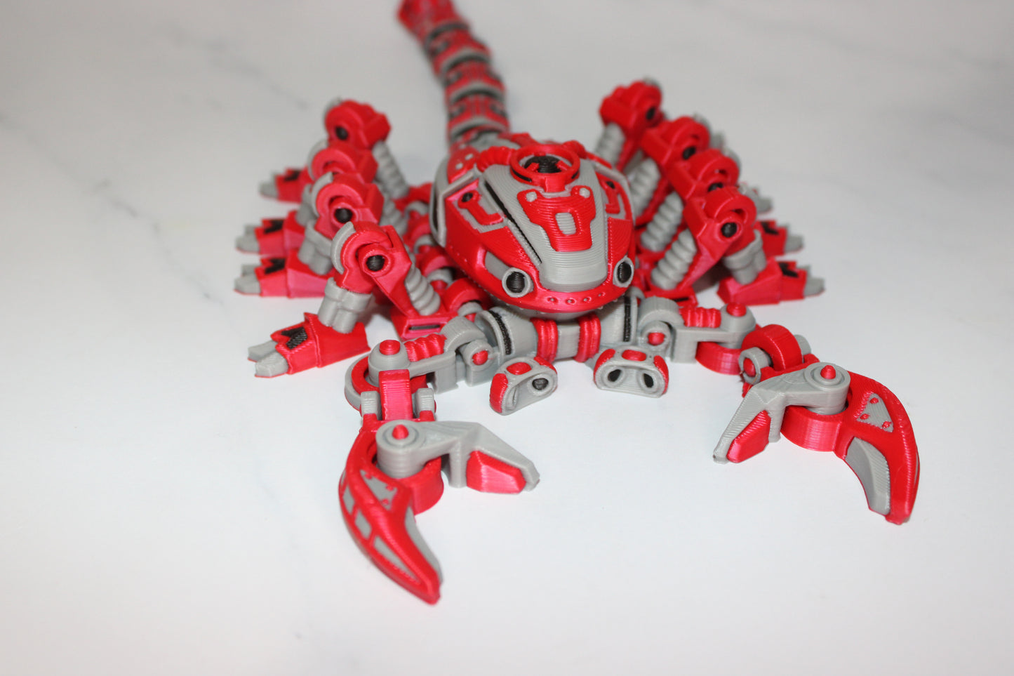 Cyber Scorpion 3d printed articulated Flexi Fidget Toy
