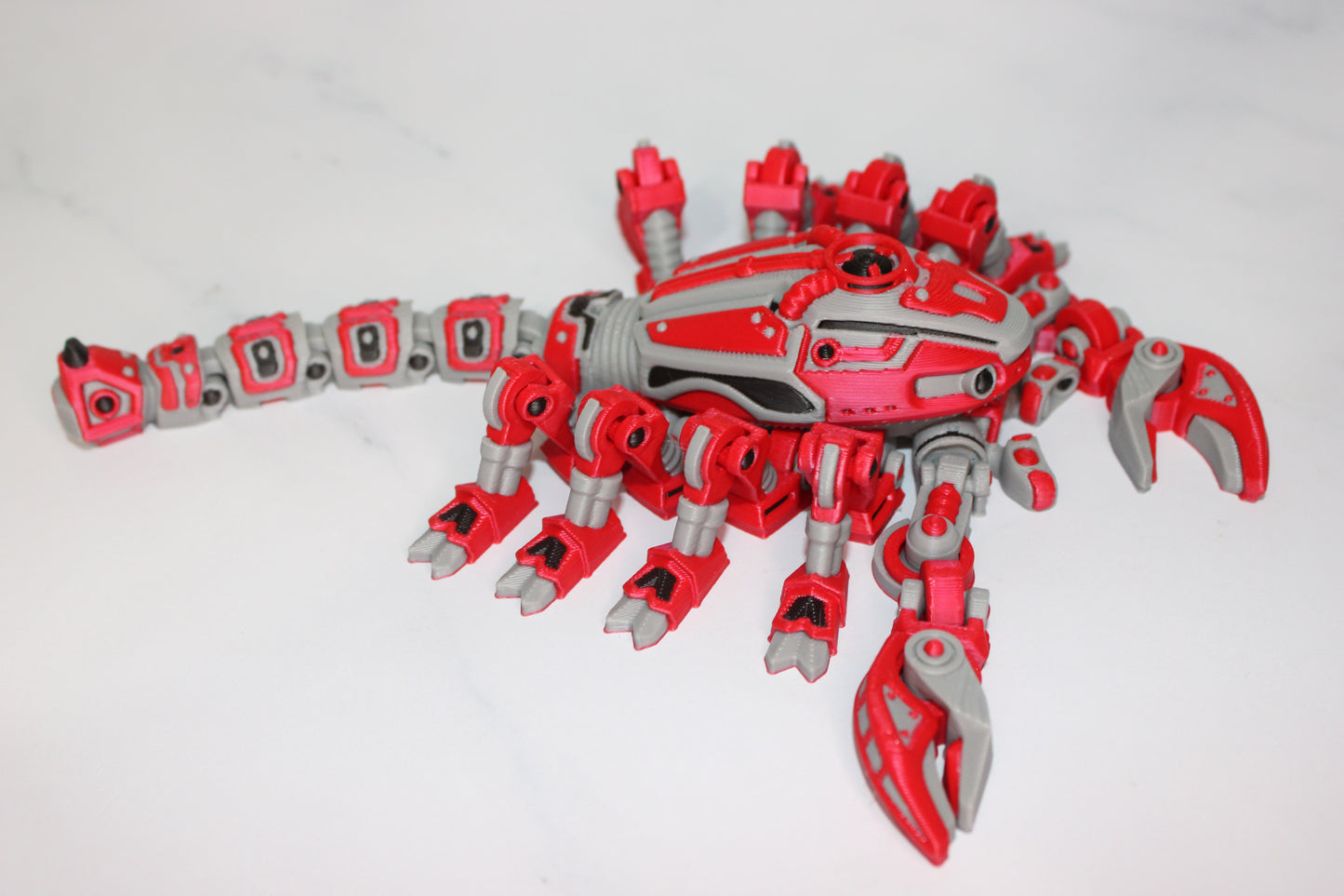 Cyber Scorpion 3d printed articulated Flexi Fidget Toy