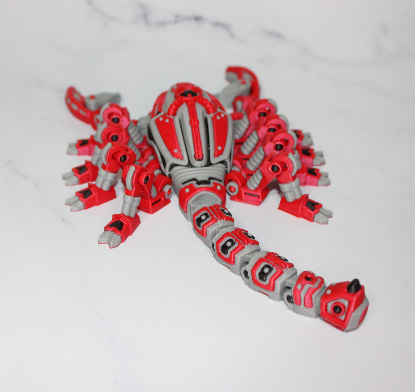 Cyber Scorpion 3d printed articulated Flexi Fidget Toy