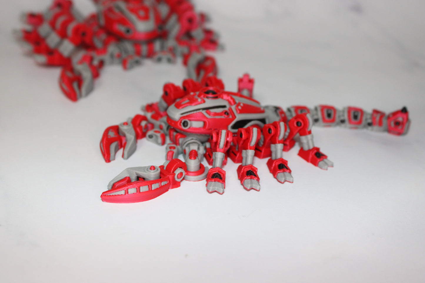 Cyber Scorpion 3d printed articulated Flexi Fidget Toy
