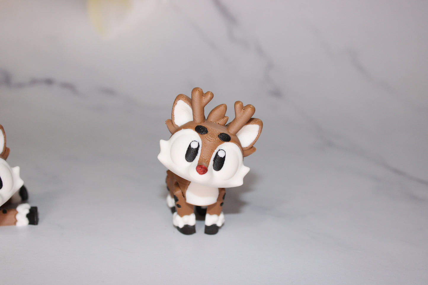 5 Flexi Mini Christmas Friends-3D Printed Articulated Figurine Fidget Toy-Bag Charm Options - Wonderland 3D Printing