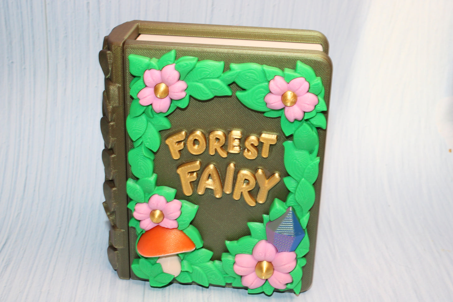 Fairy Book Container- Everything Included!! - Wonderland 3D Printing
