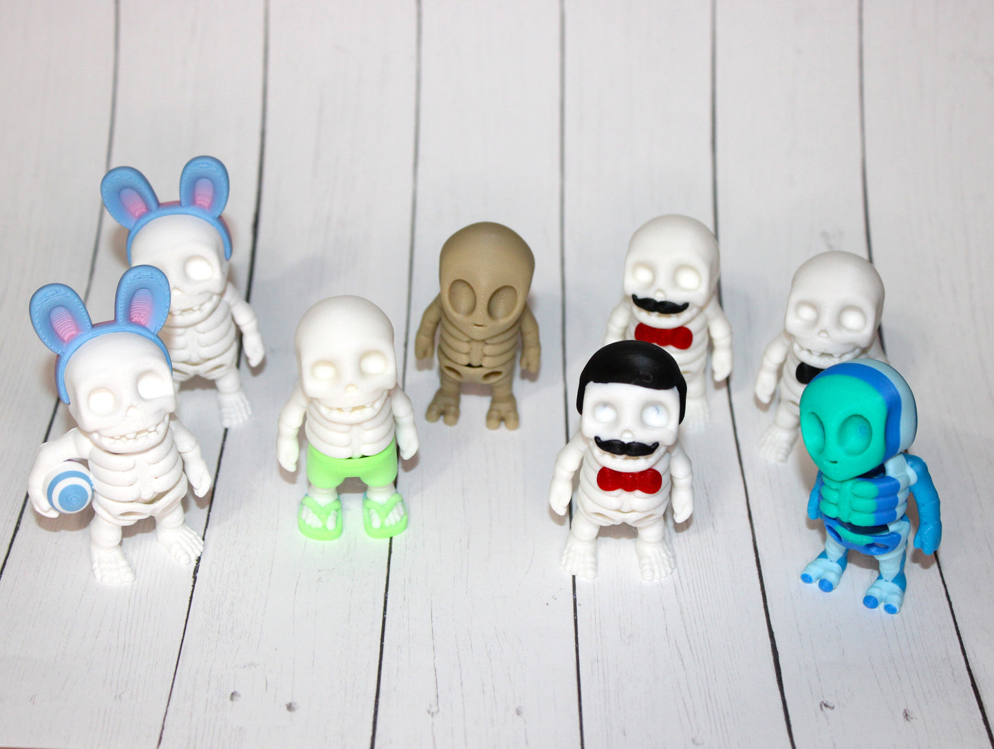 Mr. Skeleton 3D Printed Articulated Fidget Toys-Variety to Choose From!