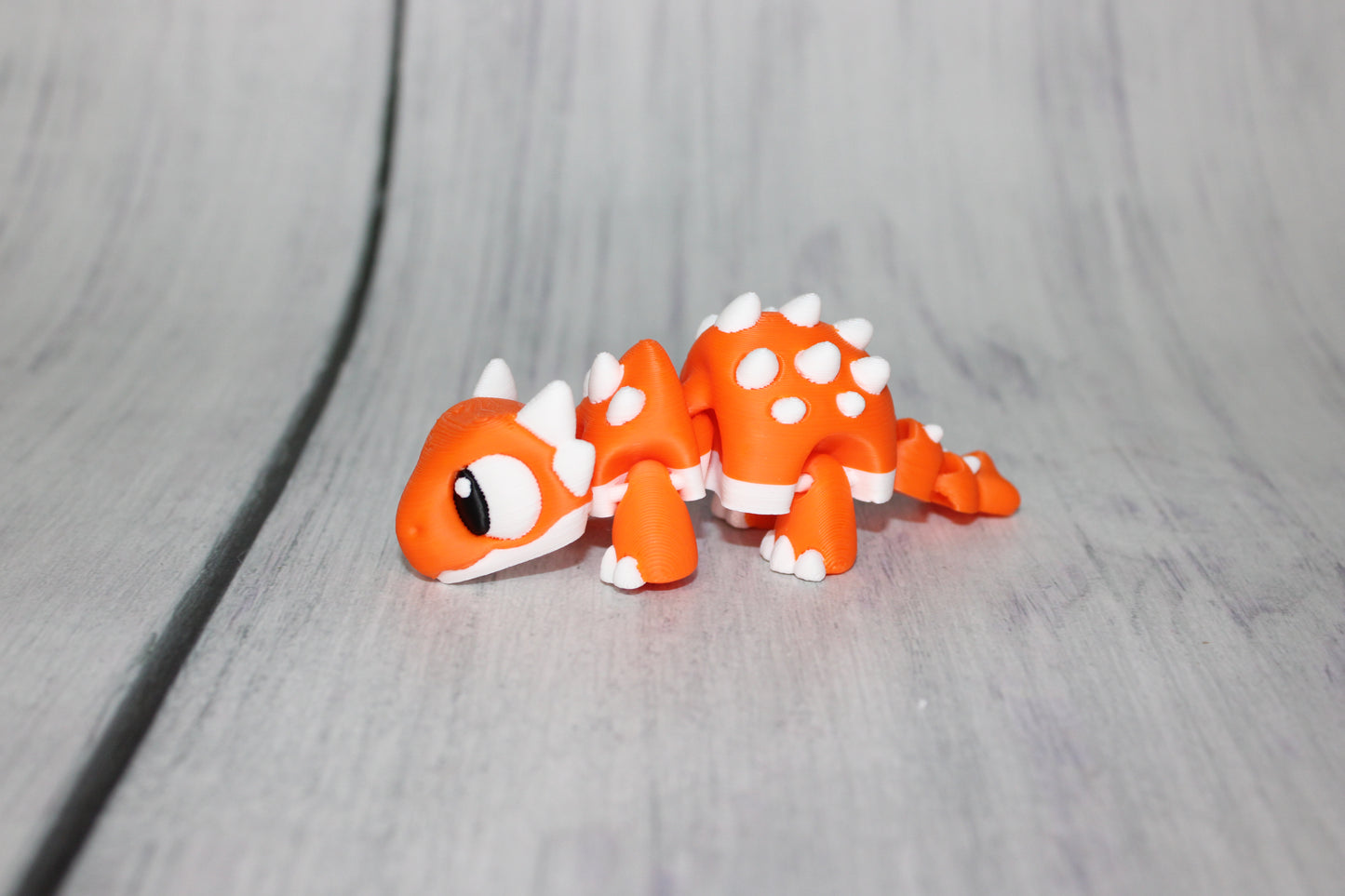 Mini Dinosaurs 3 inches long-3D Printed Articulated Figurine Fidget Toy-Bag Charm Options - Wonderland 3D Printing
