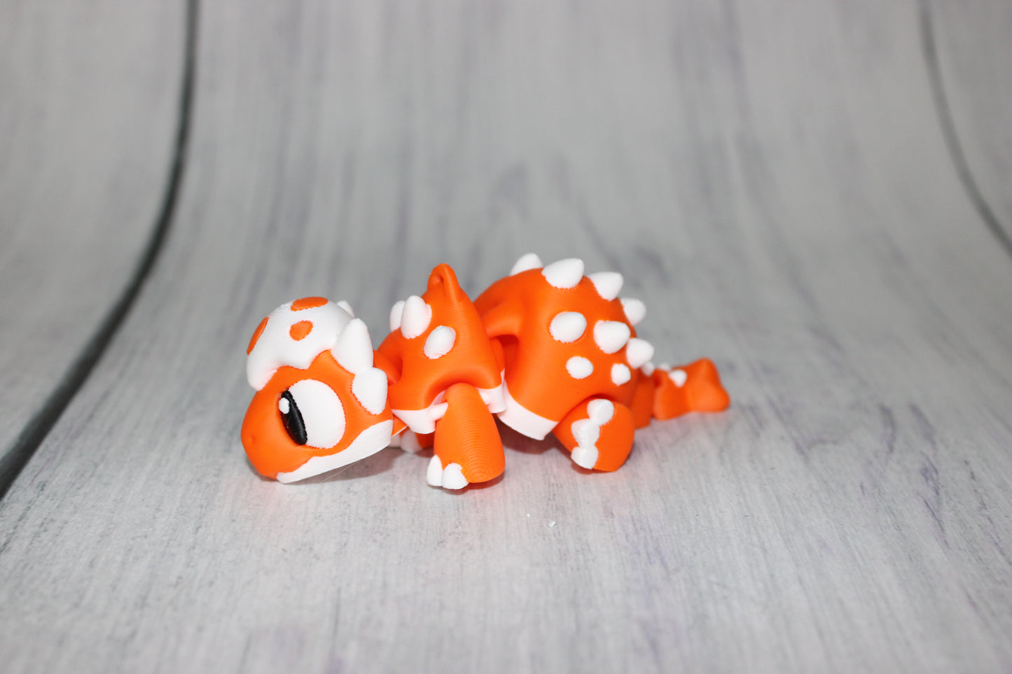 Mini Dinosaurs 3 inches long-3D Printed Articulated Figurine Fidget Toy-Bag Charm Options - Wonderland 3D Printing
