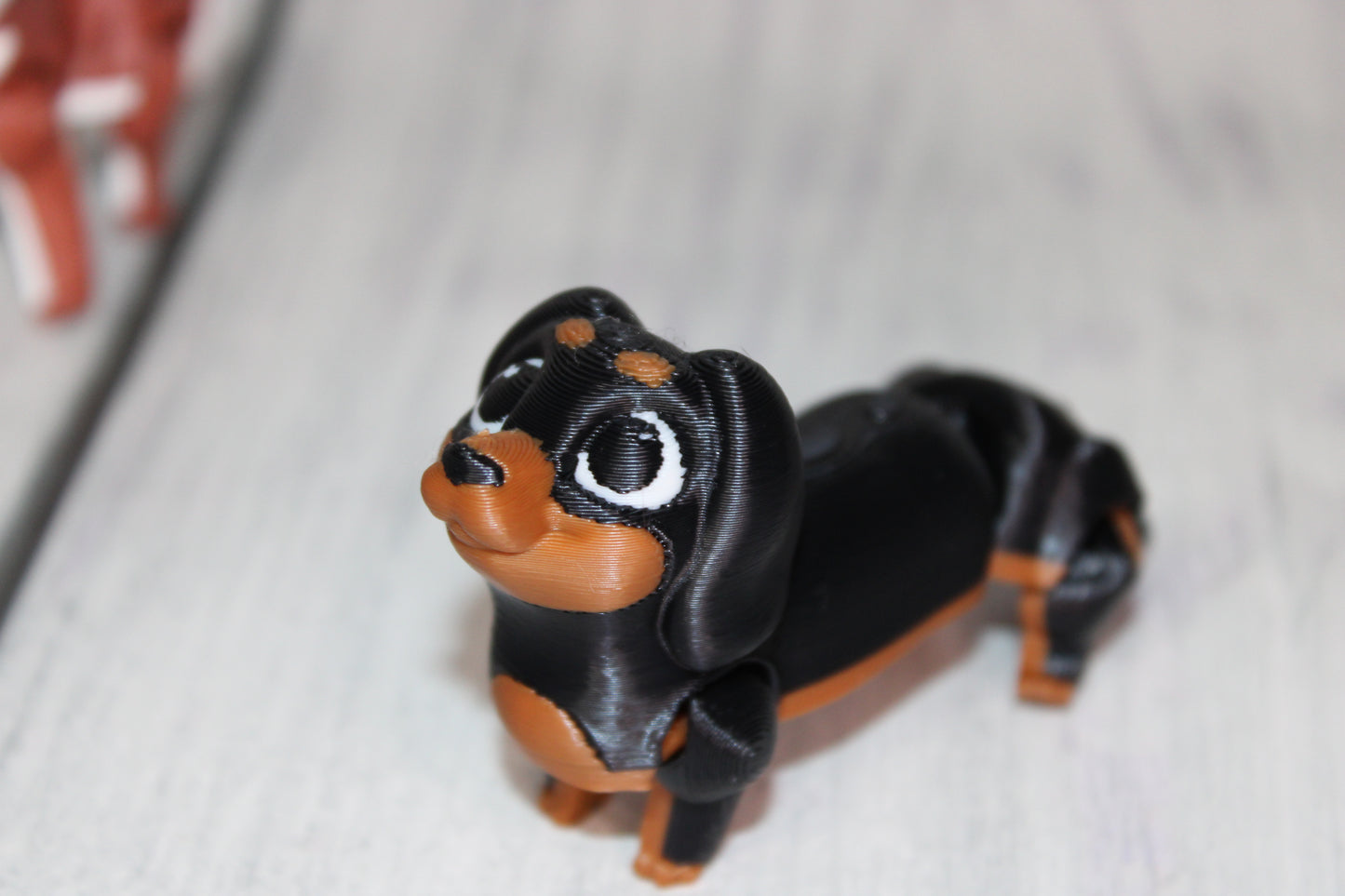 Dog House with Dogs, Comes with Dachshund, German Shepard, and Corgi- 3D Printed Articulated Flexi Fidget - Wonderland 3D Printing