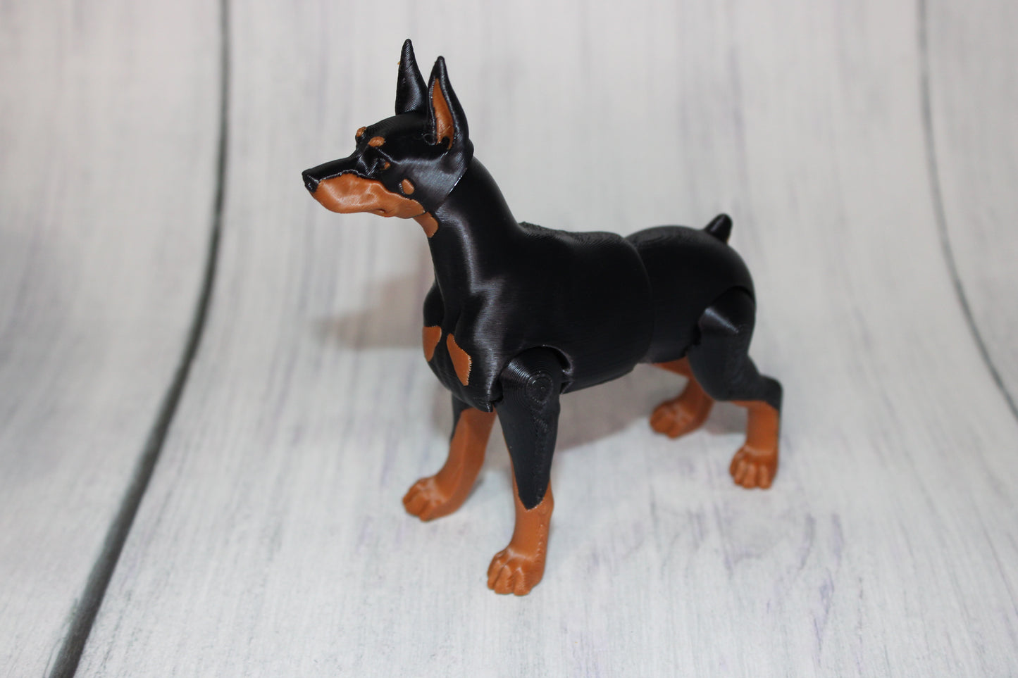 Rottweiler or Doberman Dog- 3D Printed Articulated Figurine - Wonderland 3D Printing