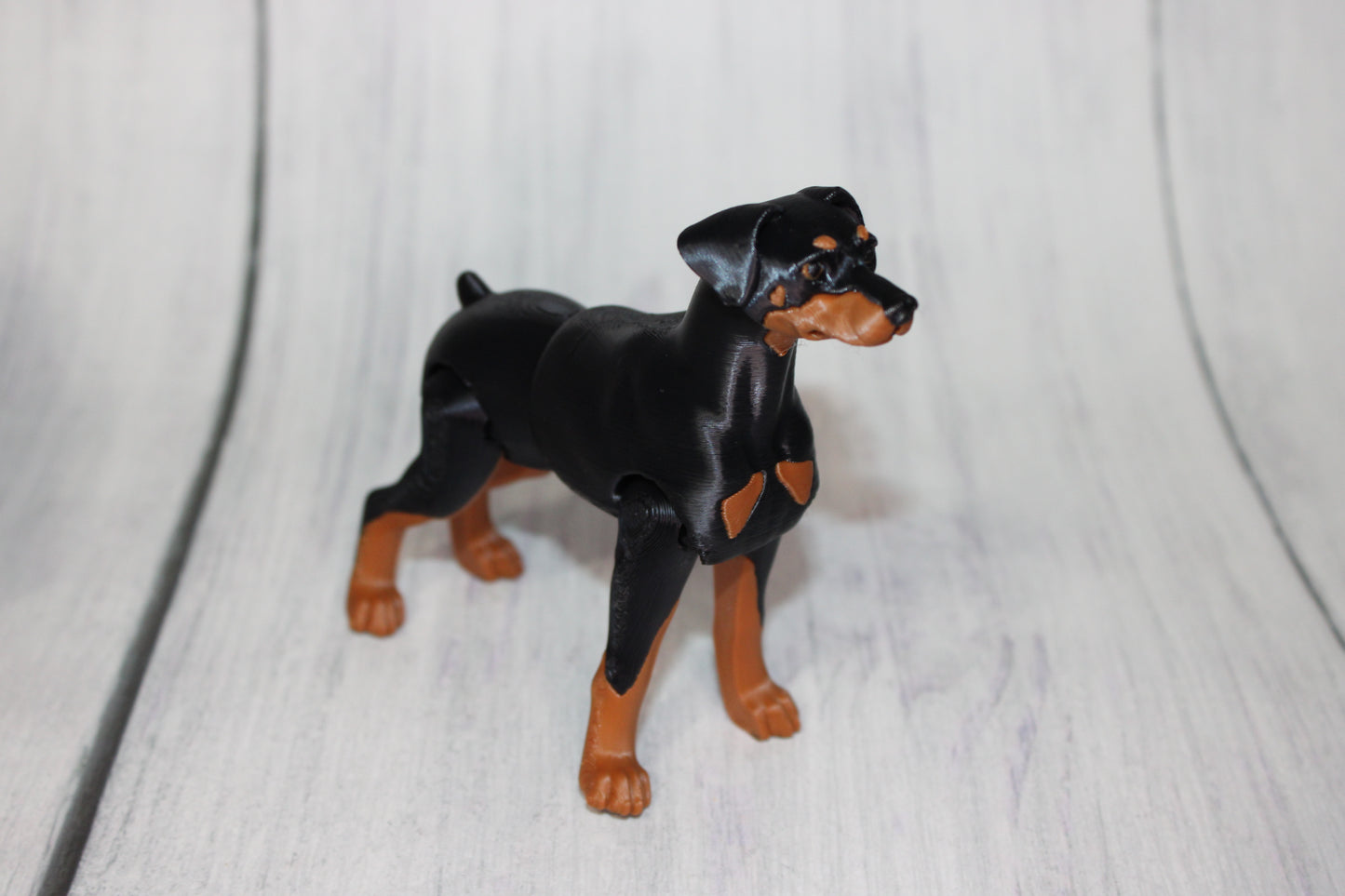 Rottweiler or Doberman Dog- 3D Printed Articulated Figurine - Wonderland 3D Printing