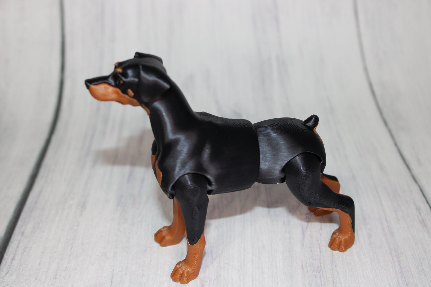 Rottweiler or Doberman Dog- 3D Printed Articulated Figurine - Wonderland 3D Printing