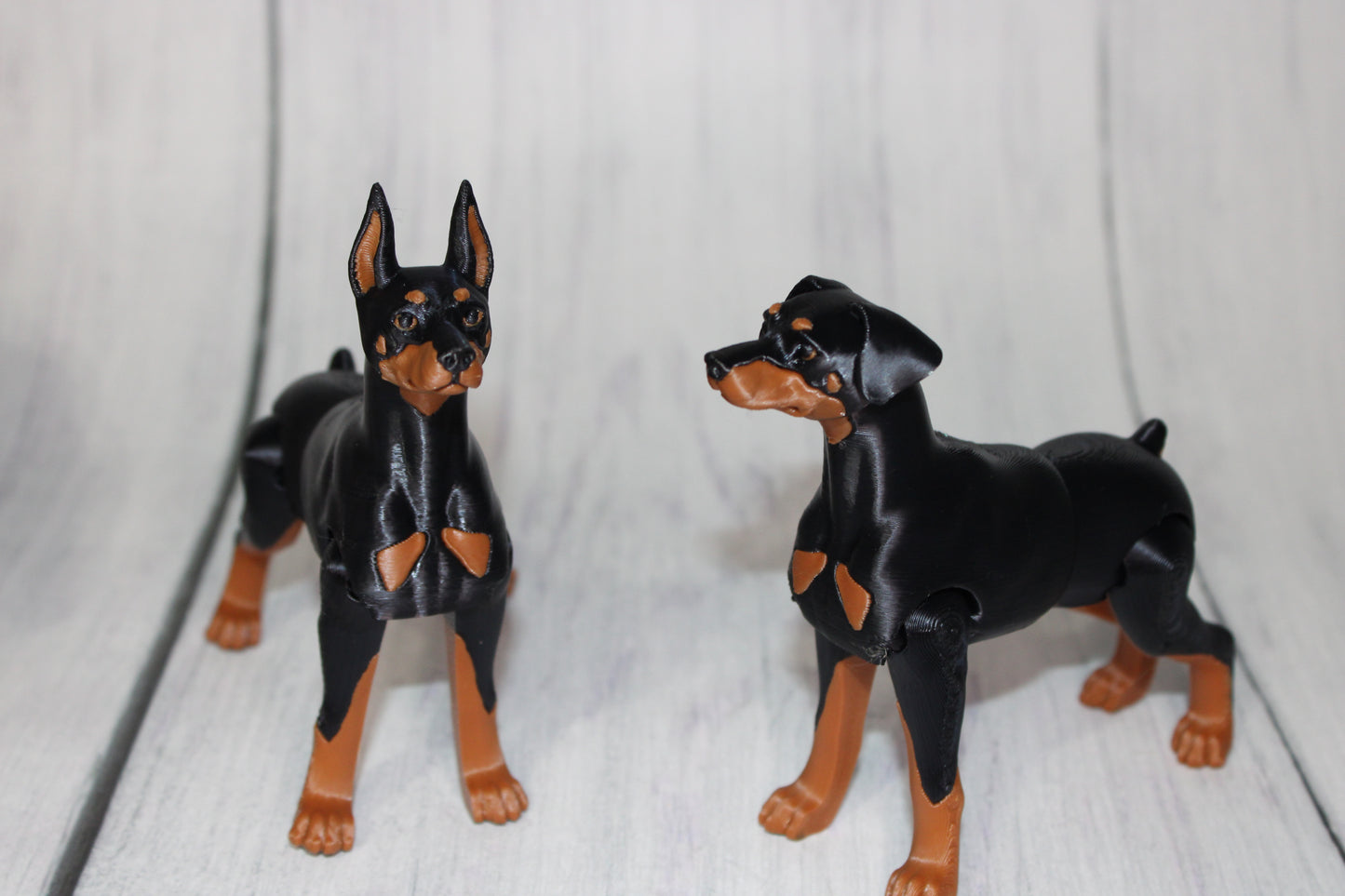 Rottweiler or Doberman Dog- 3D Printed Articulated Figurine - Wonderland 3D Printing