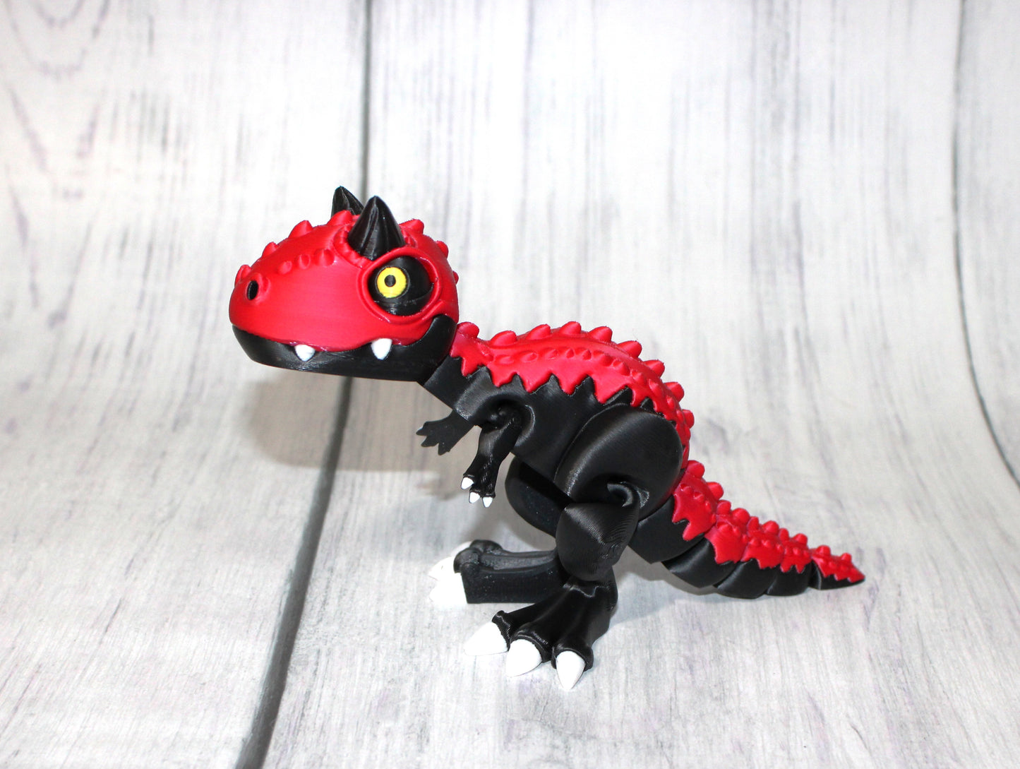 Carnosaurs 3d Printed Articulated Flexi Fidget Figurine - Wonderland 3D Printing
