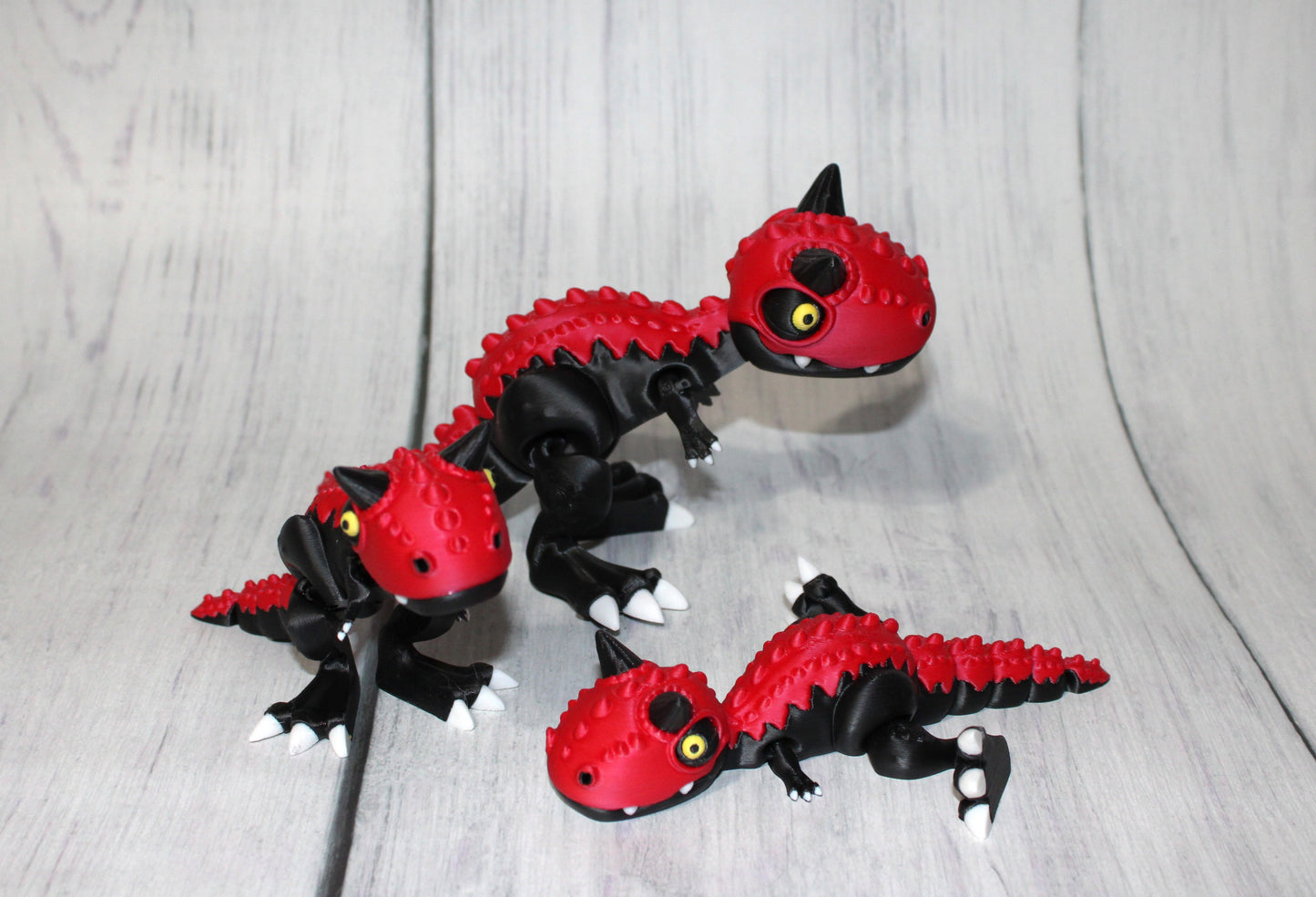 Carnosaurs 3d Printed Articulated Flexi Fidget Figurine - Wonderland 3D Printing
