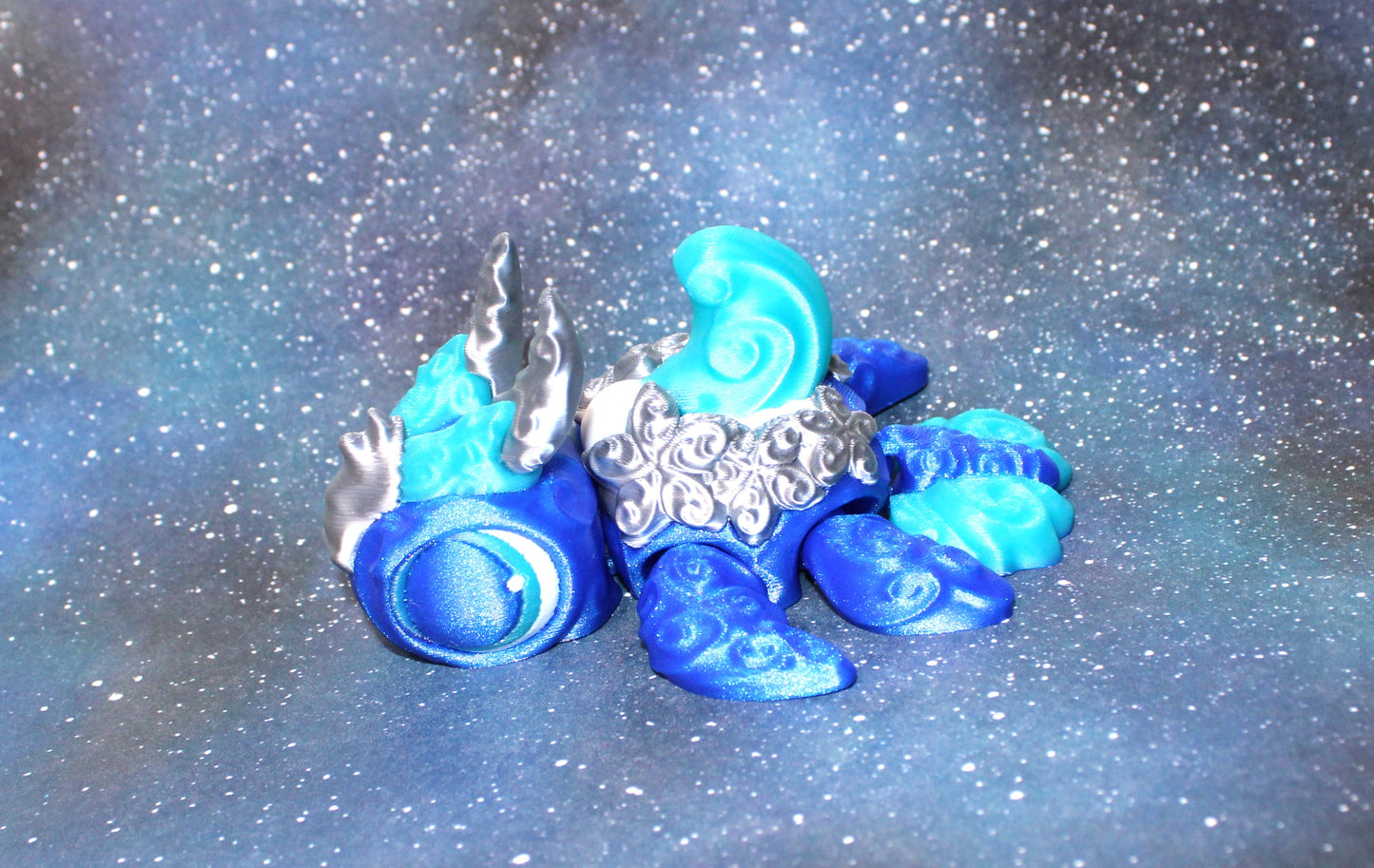 Cancer Zodiac Turtle 4.2 inches Long Articulated 3d Printed Figurine - Wonderland 3D Printing