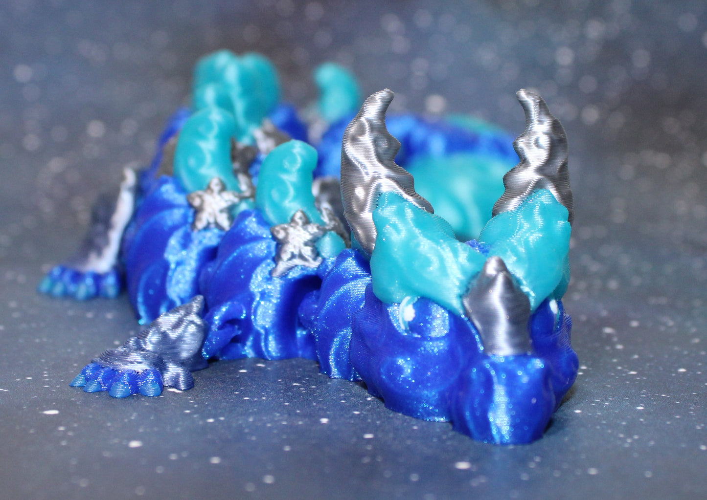 Cancer Dragon 9.5 inches Long Articulated 3d Printed Figurine - Wonderland 3D Printing