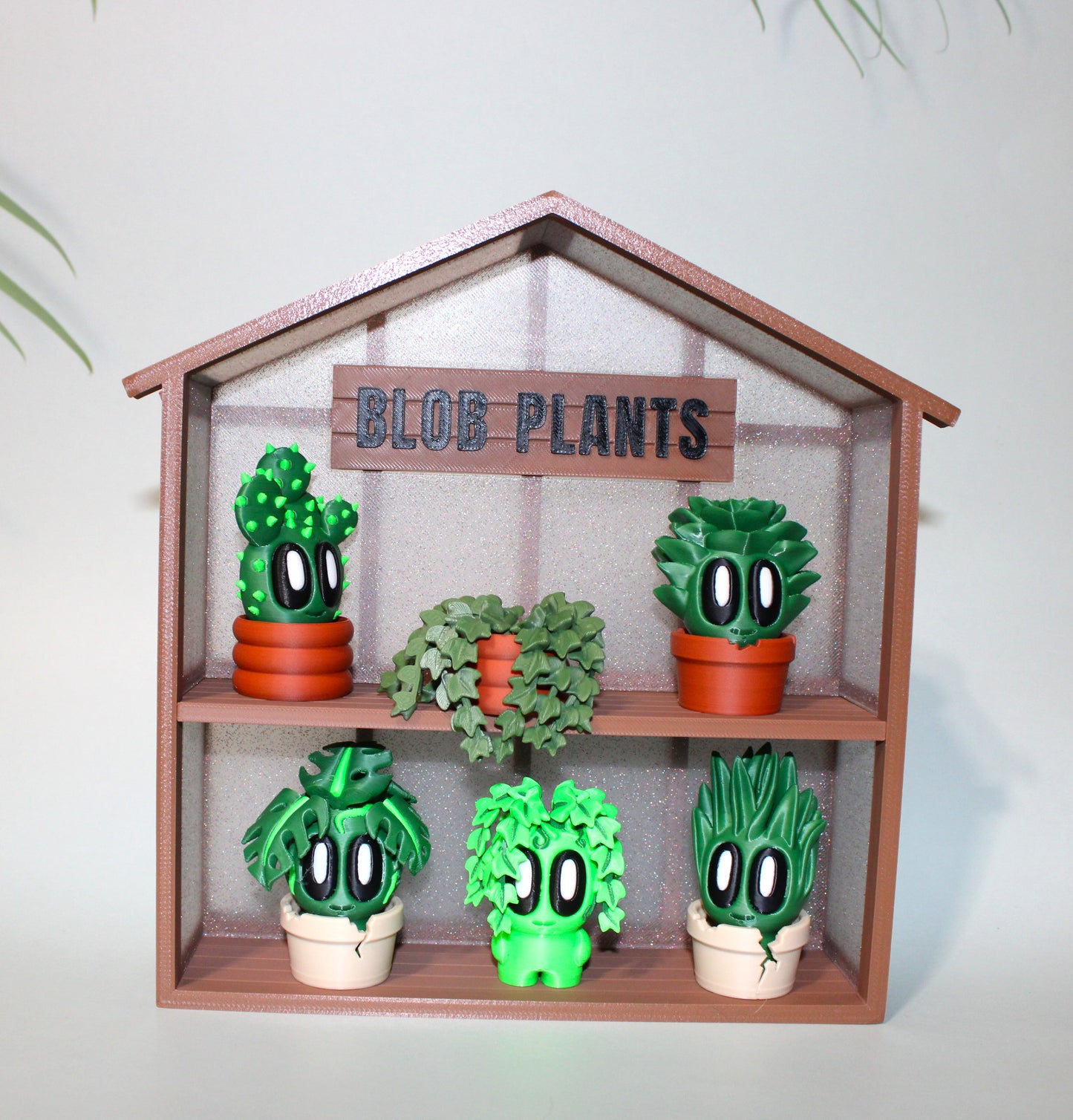 Blob Flowers and Succulents 3D Printed Articulated Figurines - Wonderland 3D Printing