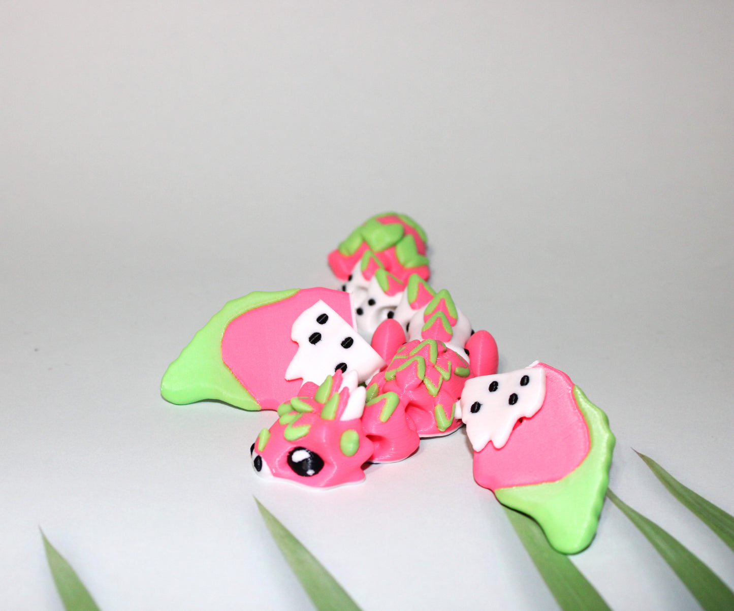 Dragonettes 6.75 inches Long 3D Printed Articulated Flexi Figurines - Wonderland 3D Printing