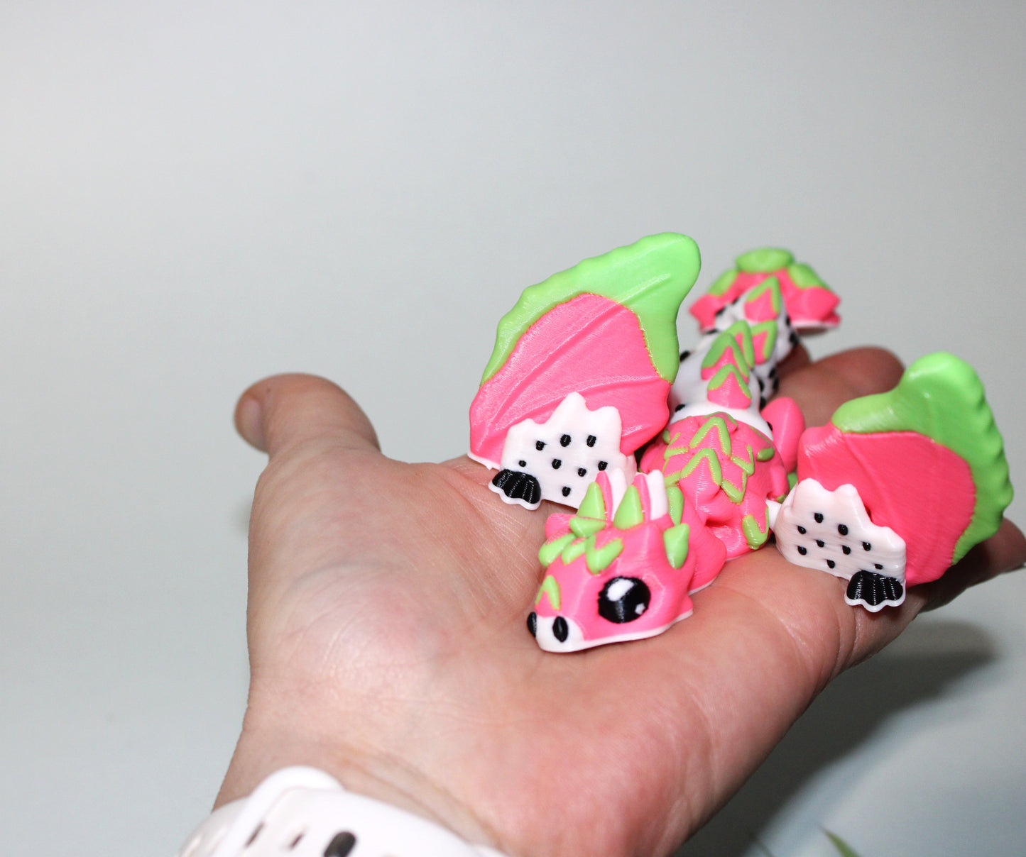 Dragonettes 6.75 inches Long 3D Printed Articulated Flexi Figurines - Wonderland 3D Printing