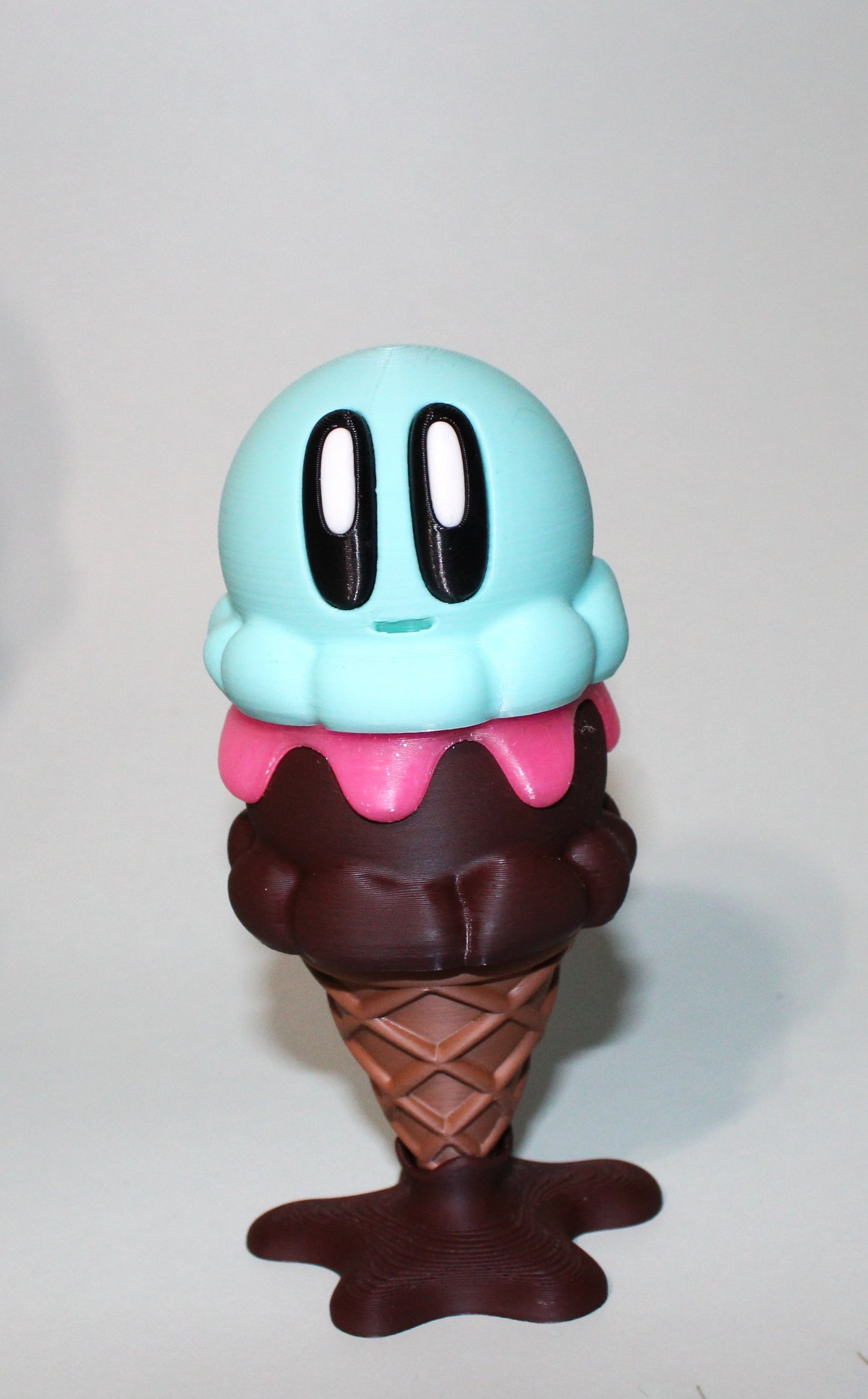 Ice Cream Blob 3D Printed Articulated Figurines - Wonderland 3D Printing