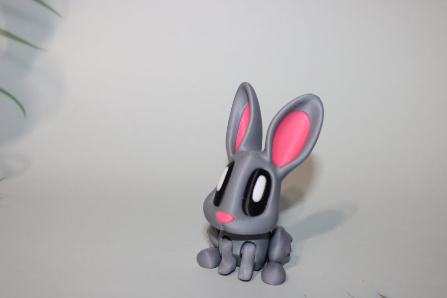 Cat or Bunny Flexi Blob 3D Printed Flexi Articulated Figurines - Wonderland 3D Printing