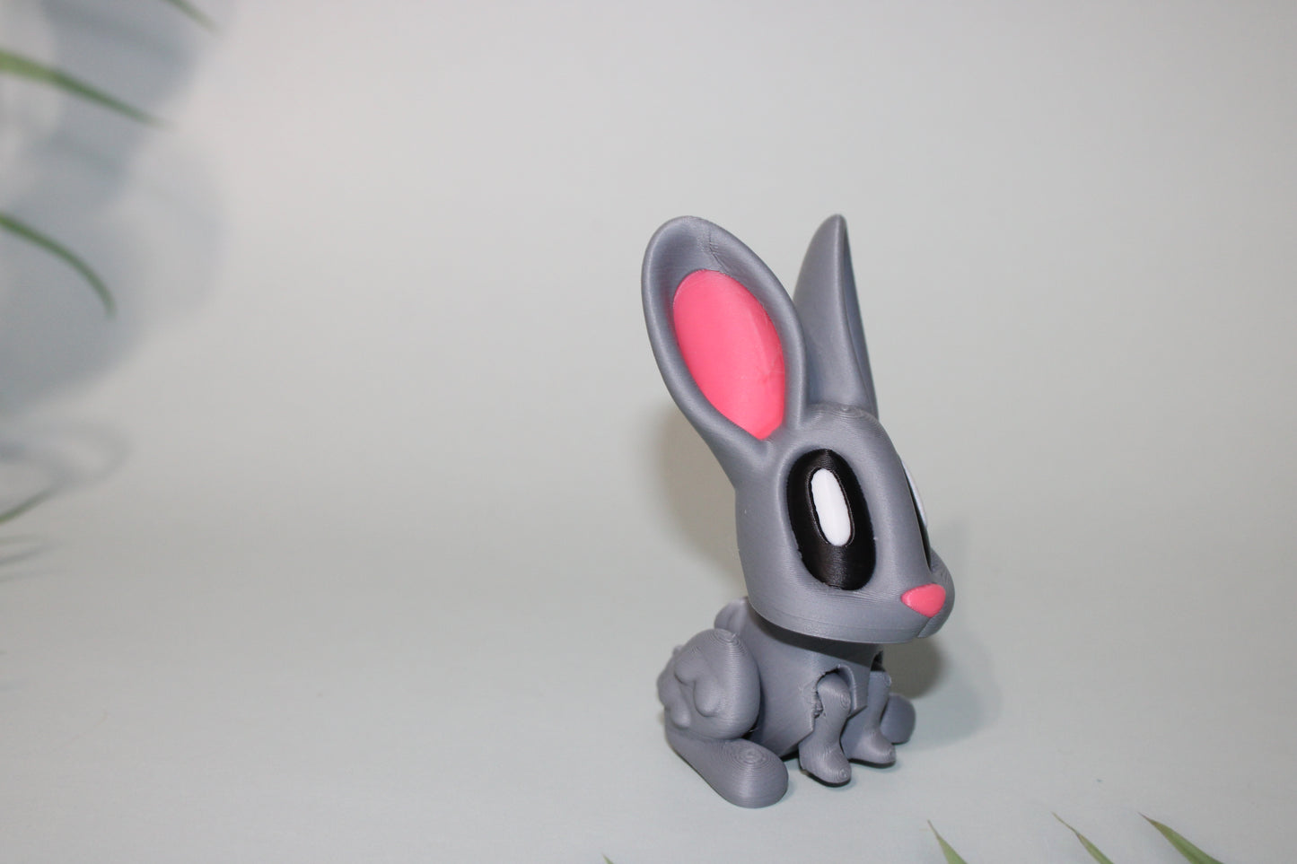 Cat or Bunny Flexi Blob 3D Printed Flexi Articulated Figurines - Wonderland 3D Printing