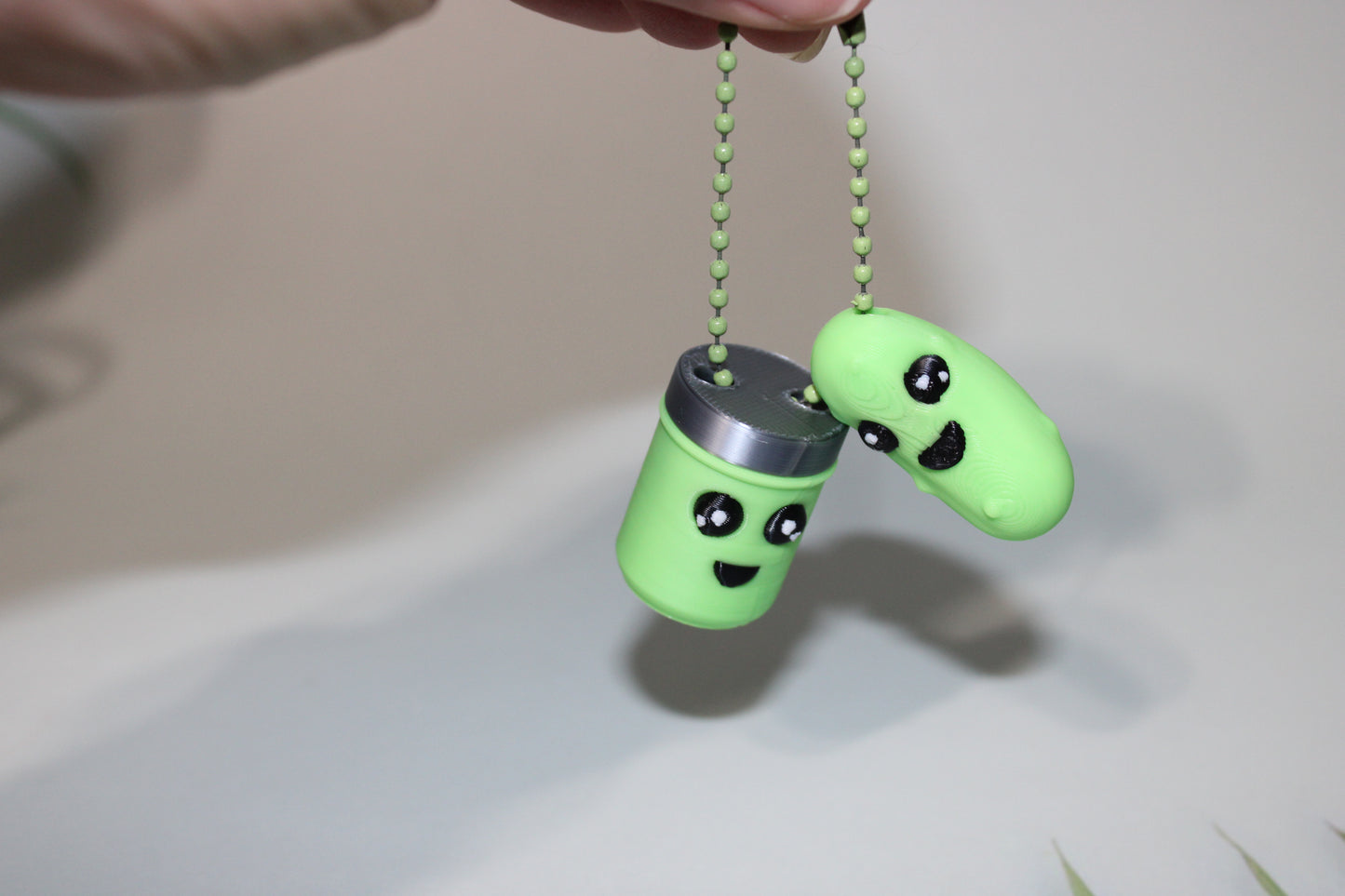 Pickle Turtle 3 inches Long Articulated 3d Printed Figurine - Wonderland 3D Printing