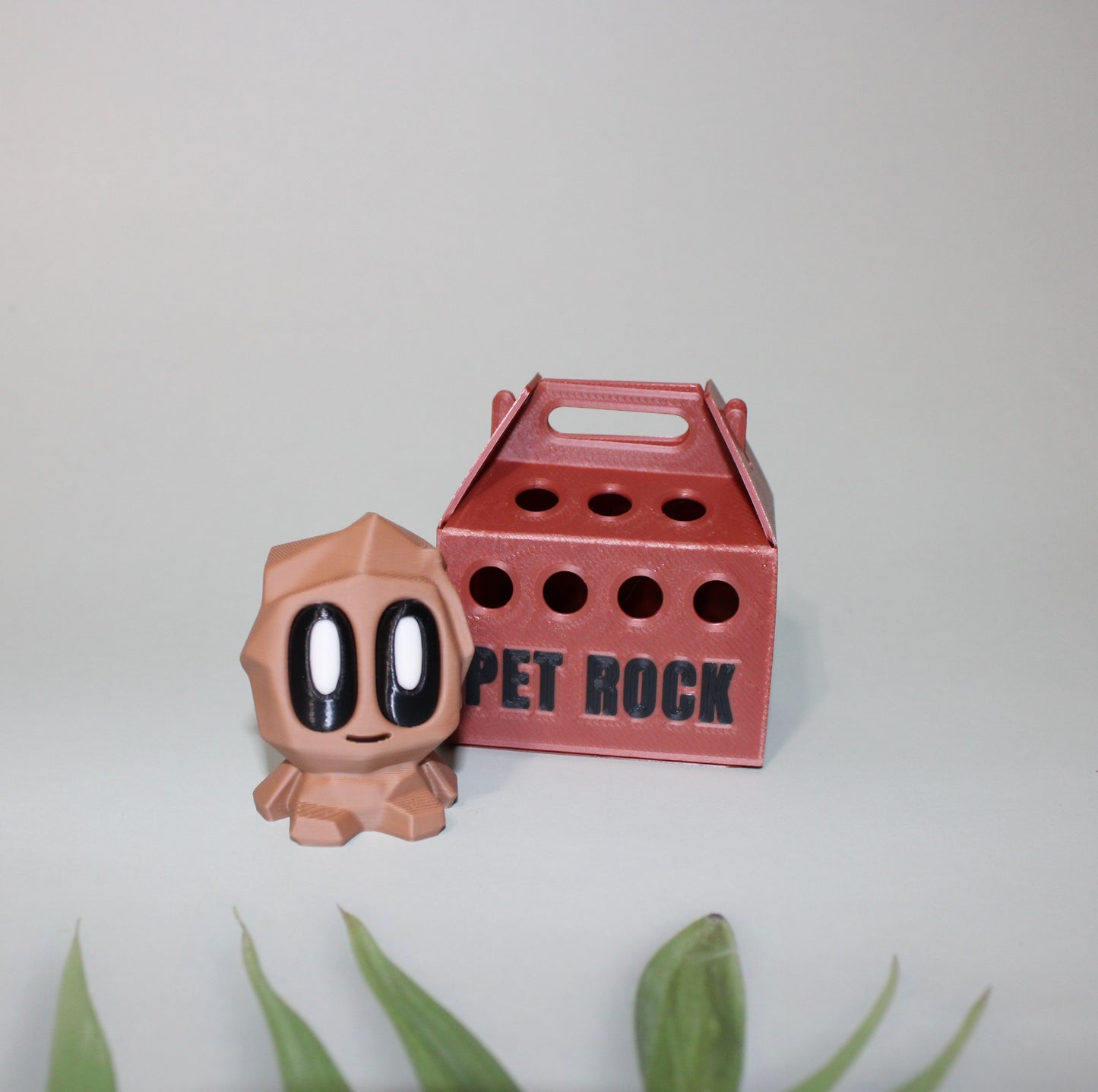 Rock Blob With Carton 3D Printed Articulated Figurines - Wonderland 3D Printing