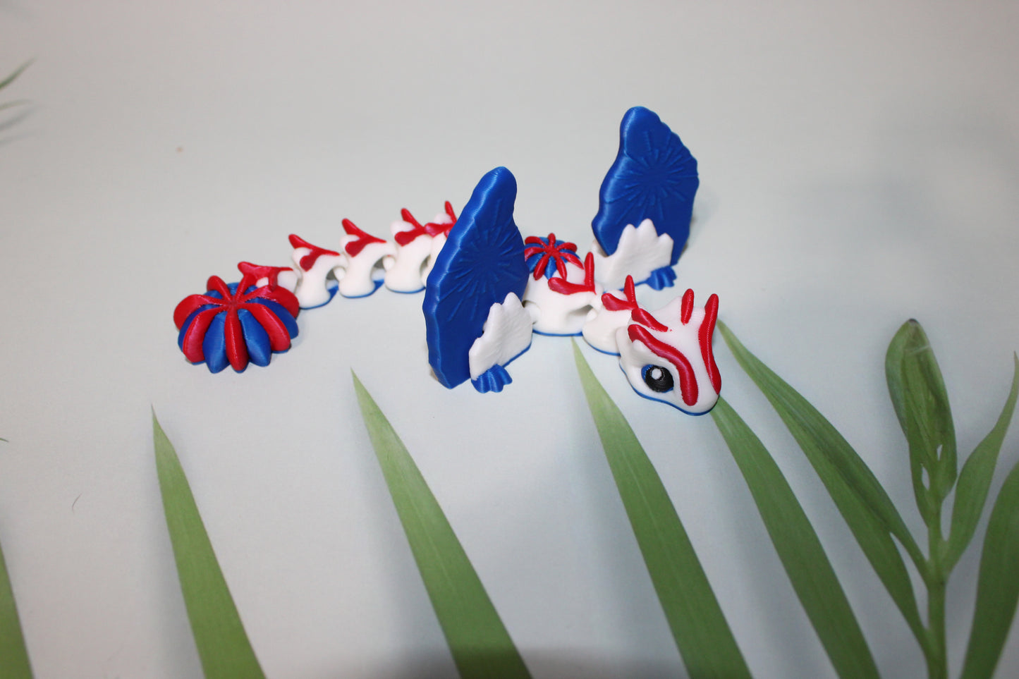 Dragonettes 6.75 inches Long 3D Printed Articulated Flexi Figurines - Wonderland 3D Printing