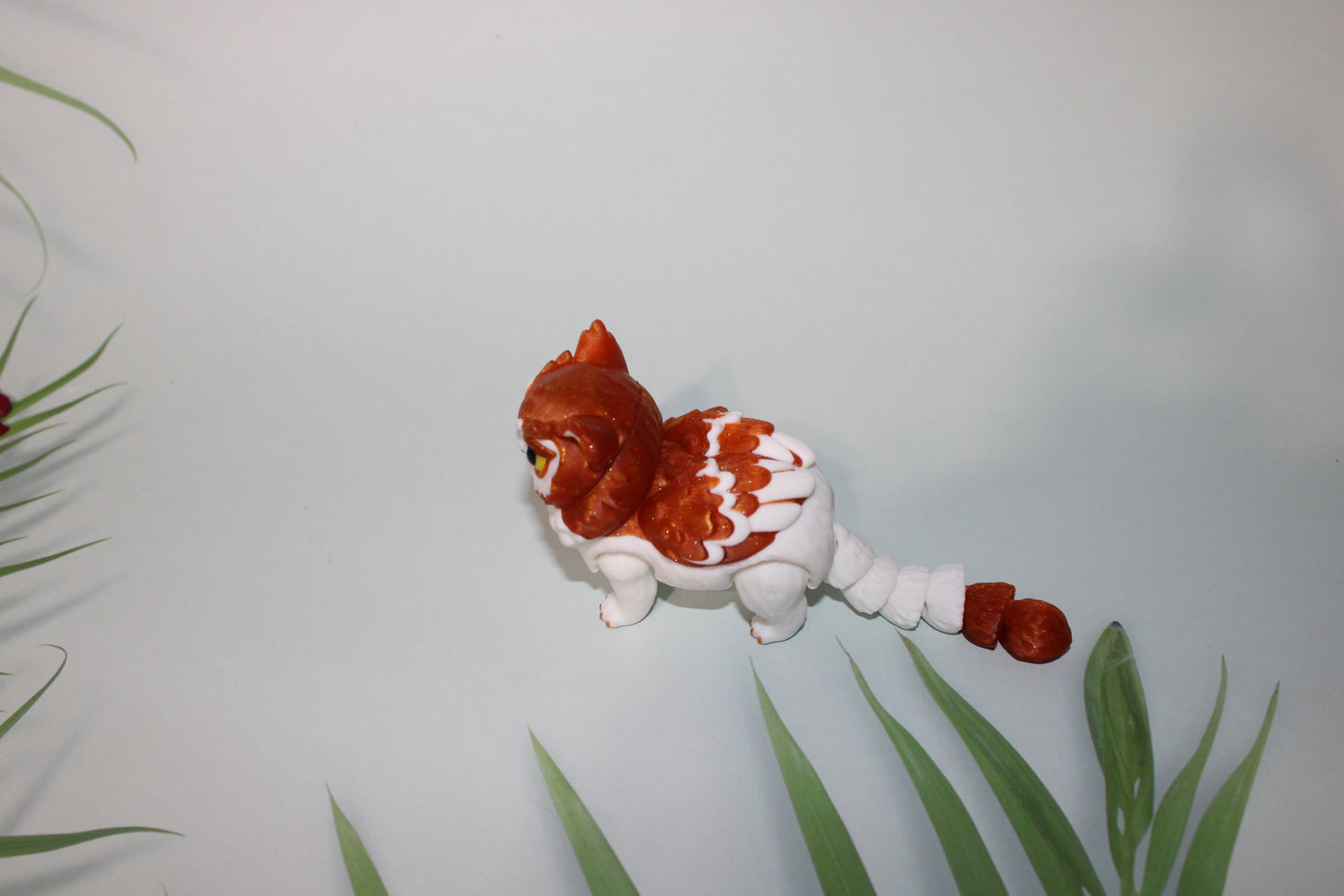 CatOwl 5.5 inches Long-3D Printed Articulated Flexi Figurines - Wonderland 3D Printing