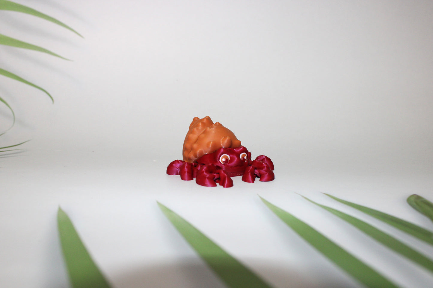 Cute Flexi Crabs 3-4 inches -Articulated 3d Printed Figurine - Wonderland 3D Printing