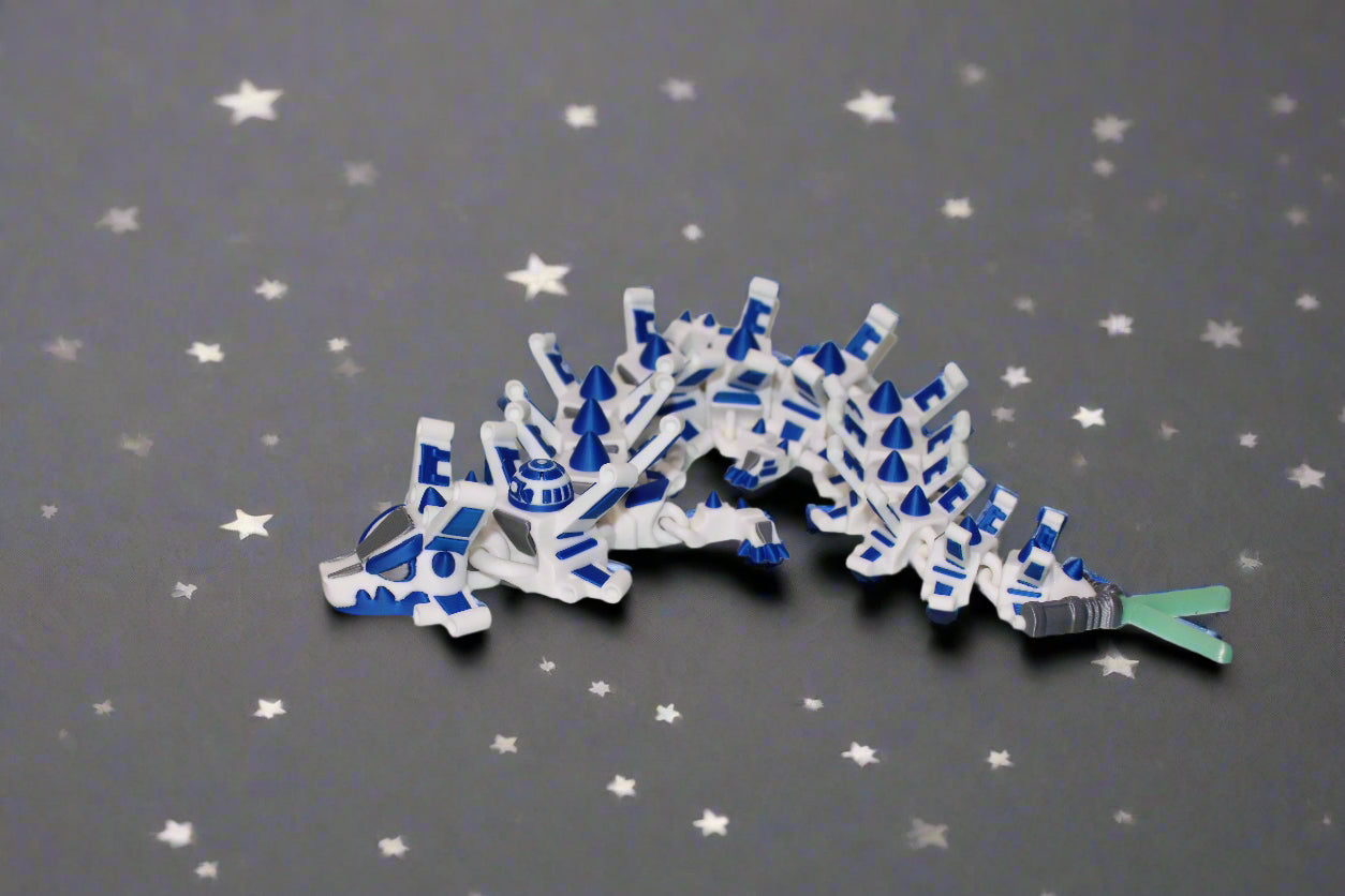 Fighter Plane Dragon 17 inches-3D Printed Articulated Figurine - Wonderland 3D Printing