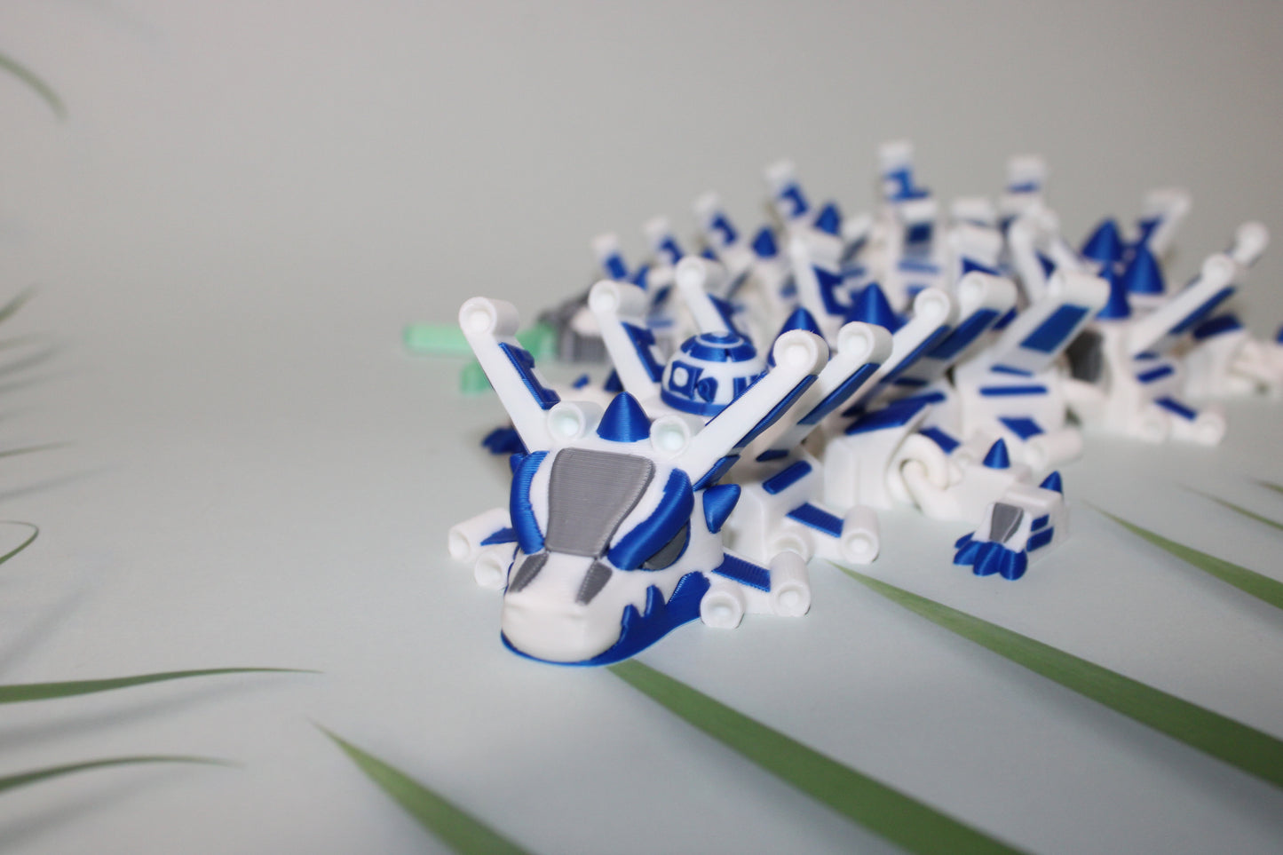 Fighter Plane Dragon 17 inches-3D Printed Articulated Figurine - Wonderland 3D Printing