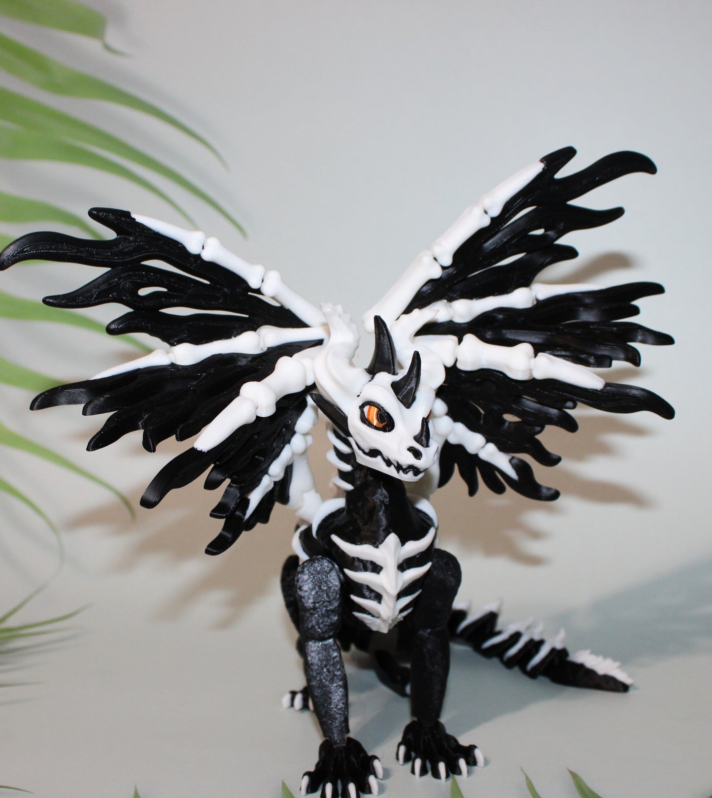 Skelly Dragon 3D Printed Articulated Flexi Figurine - Wonderland 3D Printing