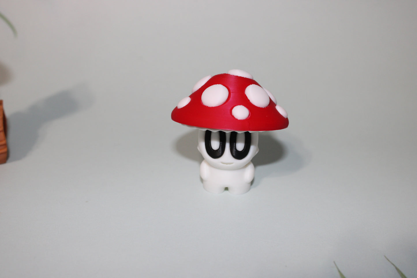 Mushroom Blob-3D Printed Figurine Set with Tree Log and Stump - Wonderland 3D Printing