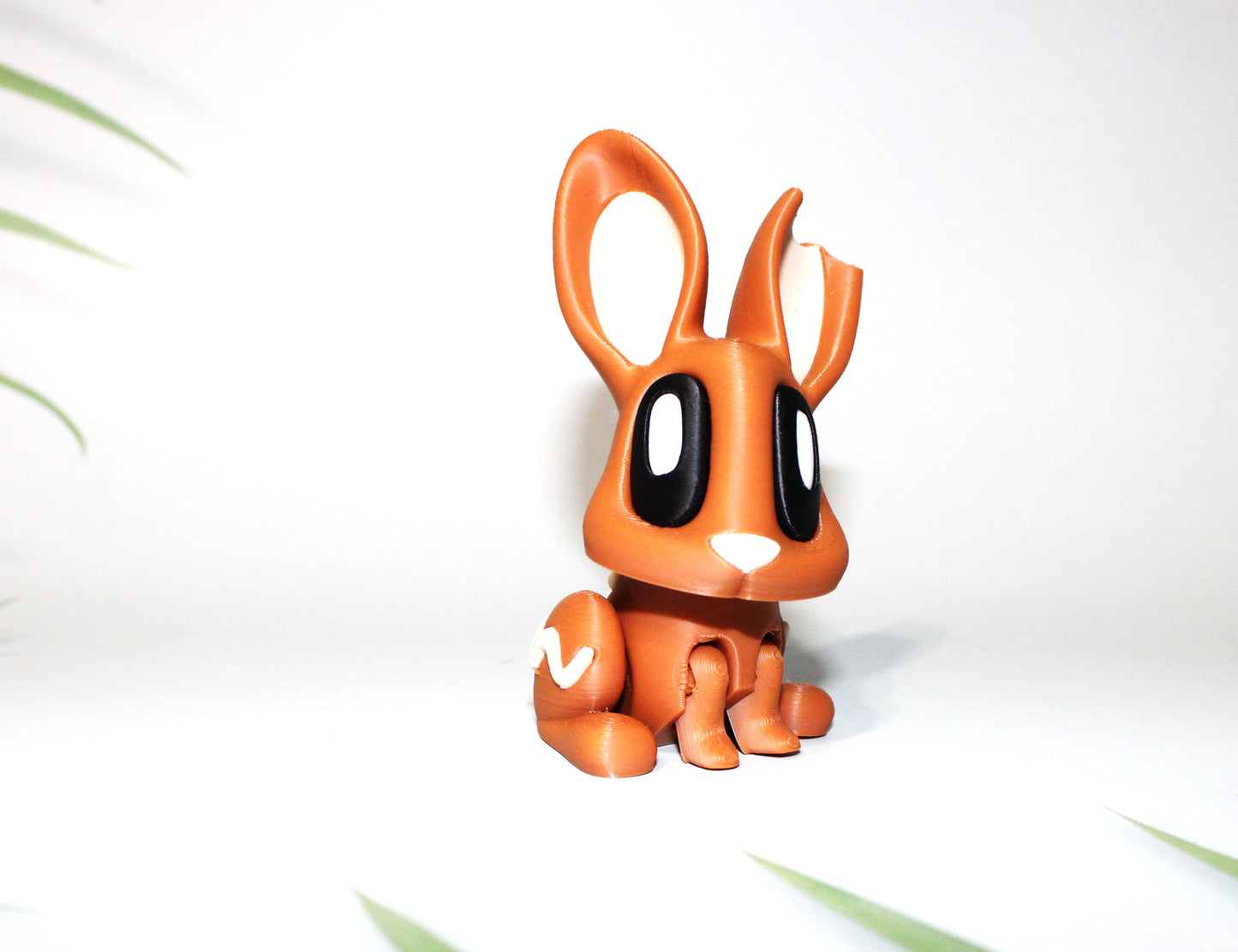 Bunnies 3.5 or 2.5 inches tall - Full Color 3D Printed Toy - Wonderland 3D Printing