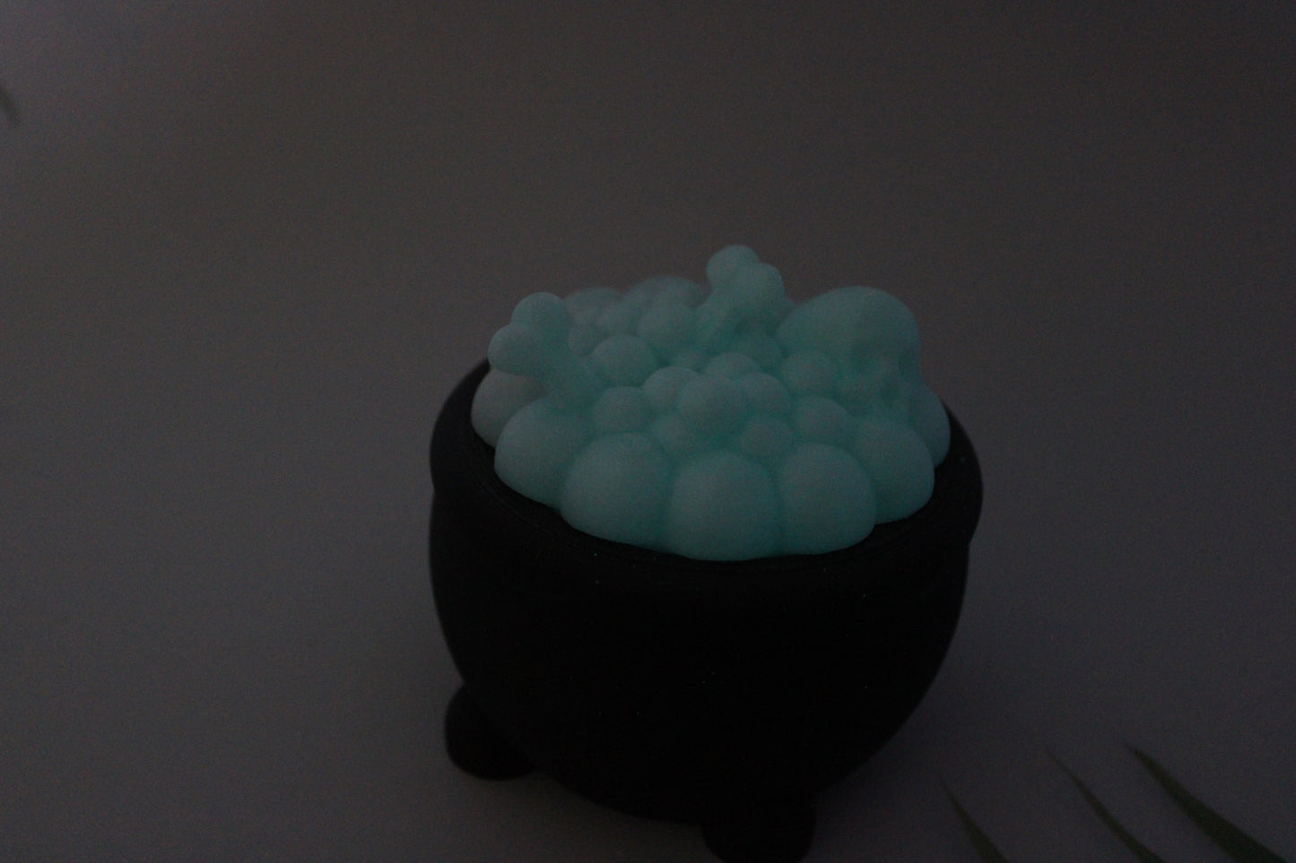Glow in the Dark Cauldron Container-3d Printed Figurine- Great Halloween Decor-3.5 inches Tall - Wonderland 3D Printing