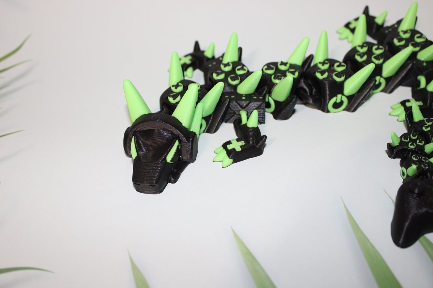 X-Gamer Dragon 3D Printed Articulated Figurine - Wonderland 3D Printing