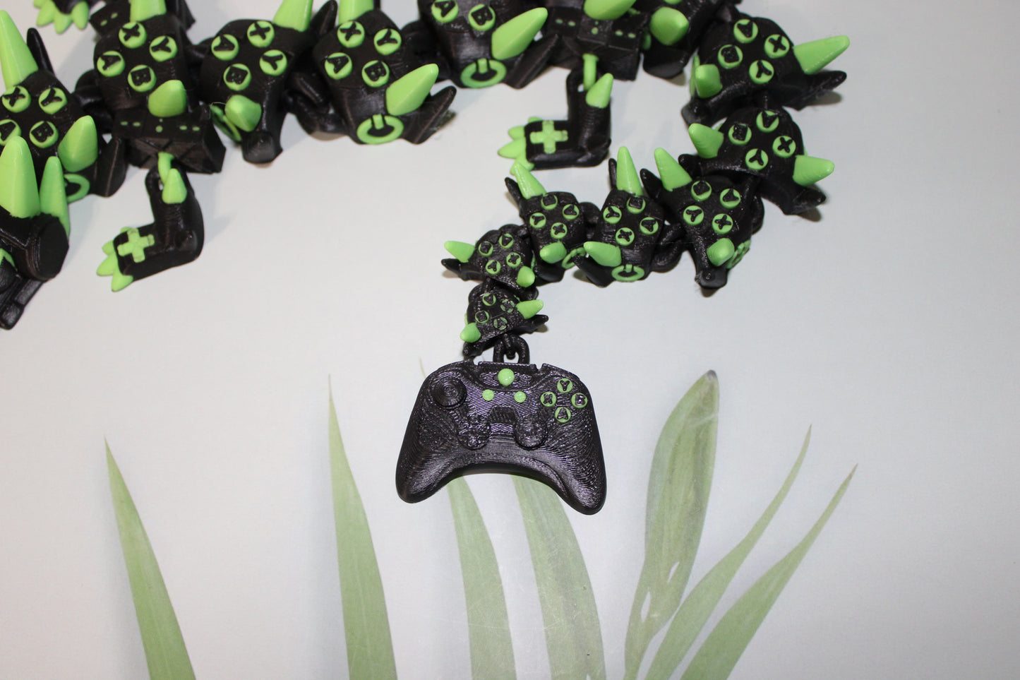 X-Gamer Dragon 3D Printed Articulated Figurine - Wonderland 3D Printing